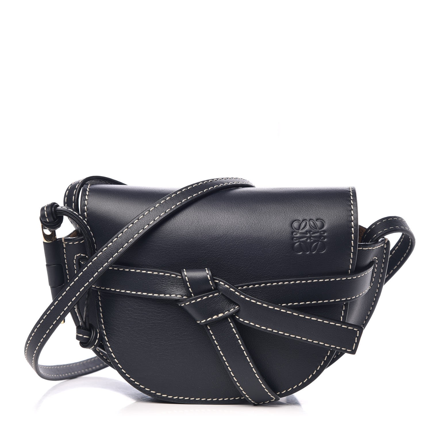 loewe mini gate bag black