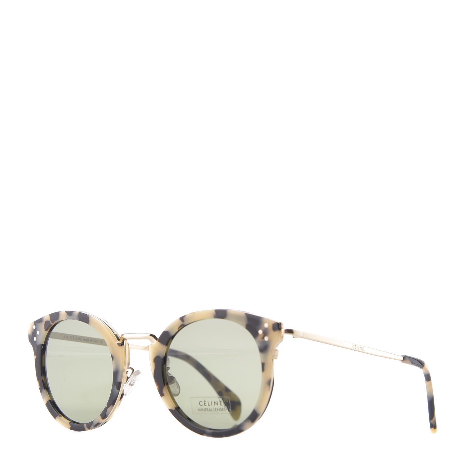 celine round tortoise sunglasses