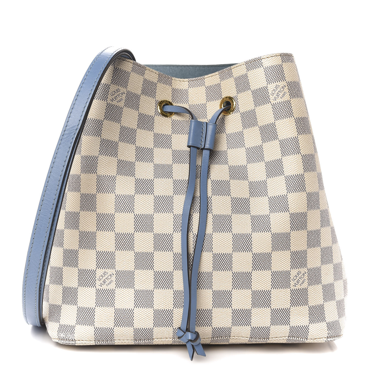 Louis Vuitton Neonoe BB Damier Azur/Pink in Coated Canvas/Leather with  Gold-tone - US