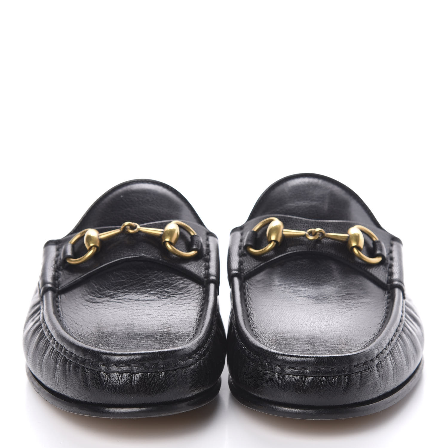 black horsebit mules