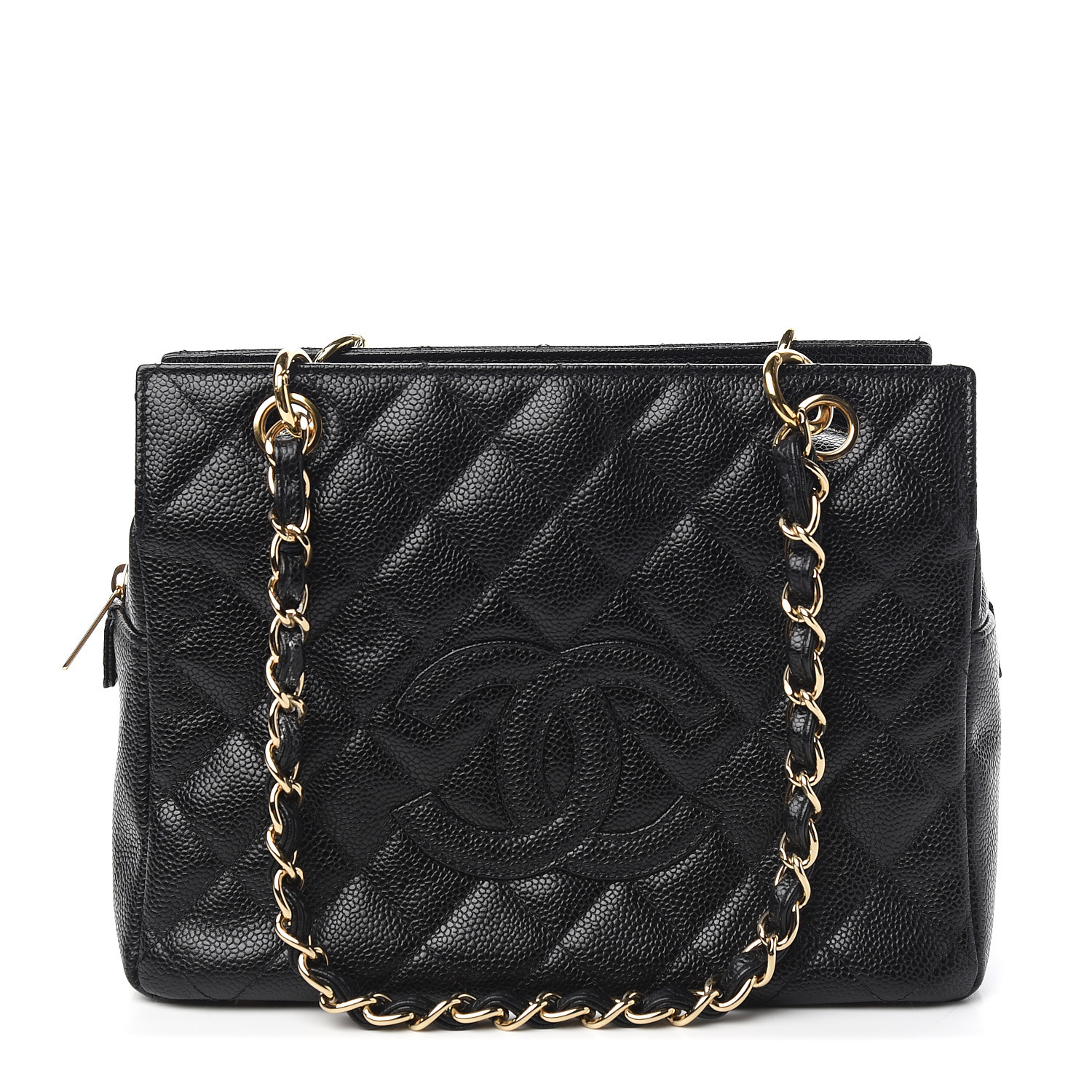 chanel timeless tote caviar