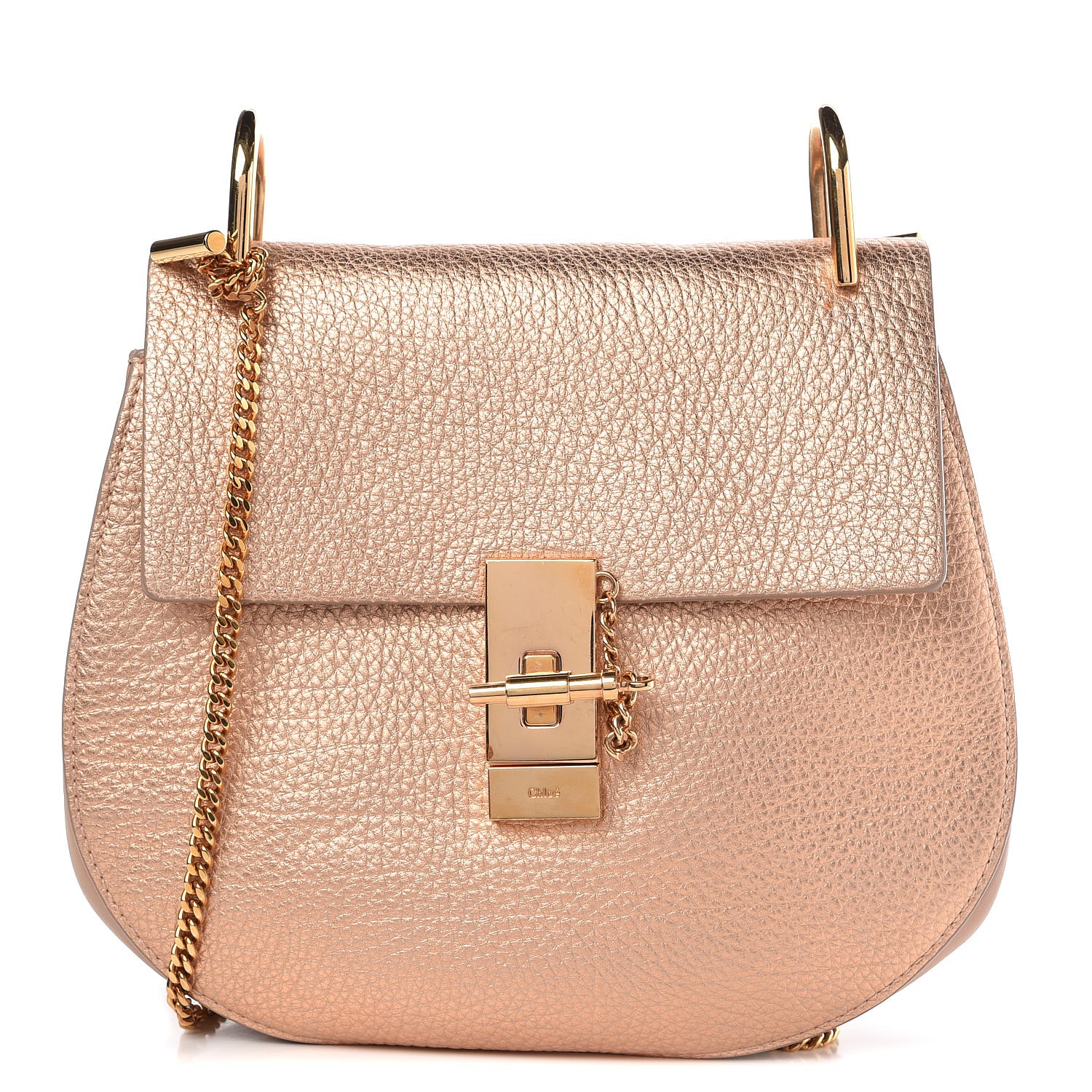 gold chloe bag