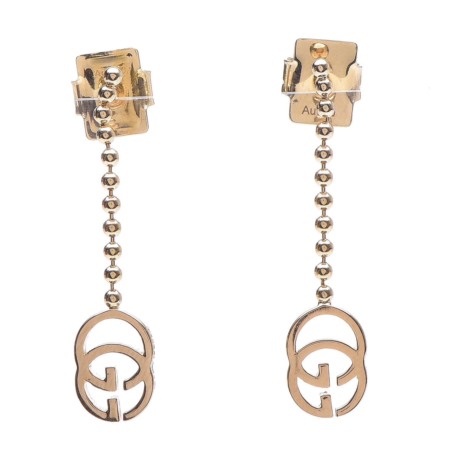 gucci gold drop earrings