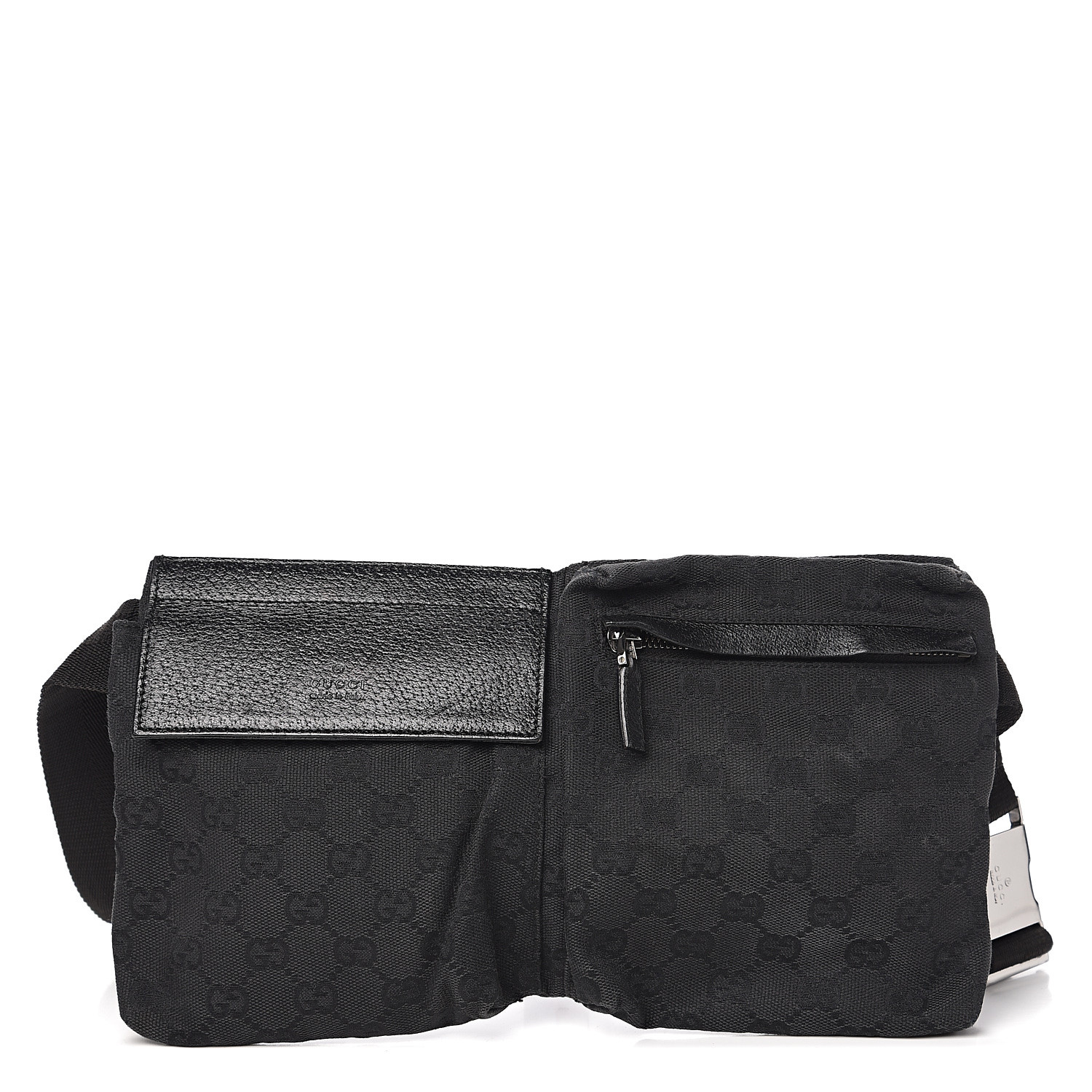 gucci black monogram belt