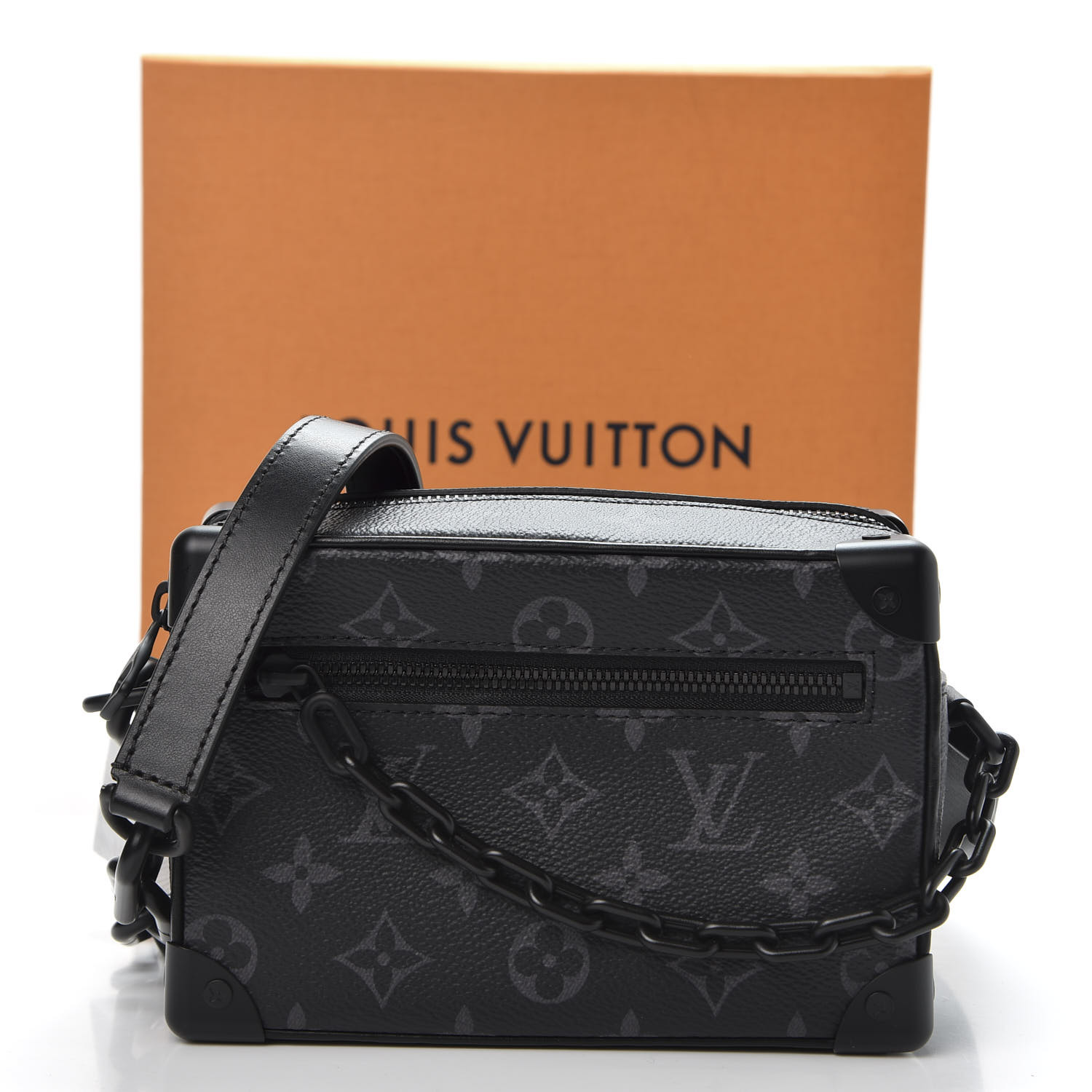 M44735 Louis Vuitton Monogram Eclipse Mini Soft Trunk