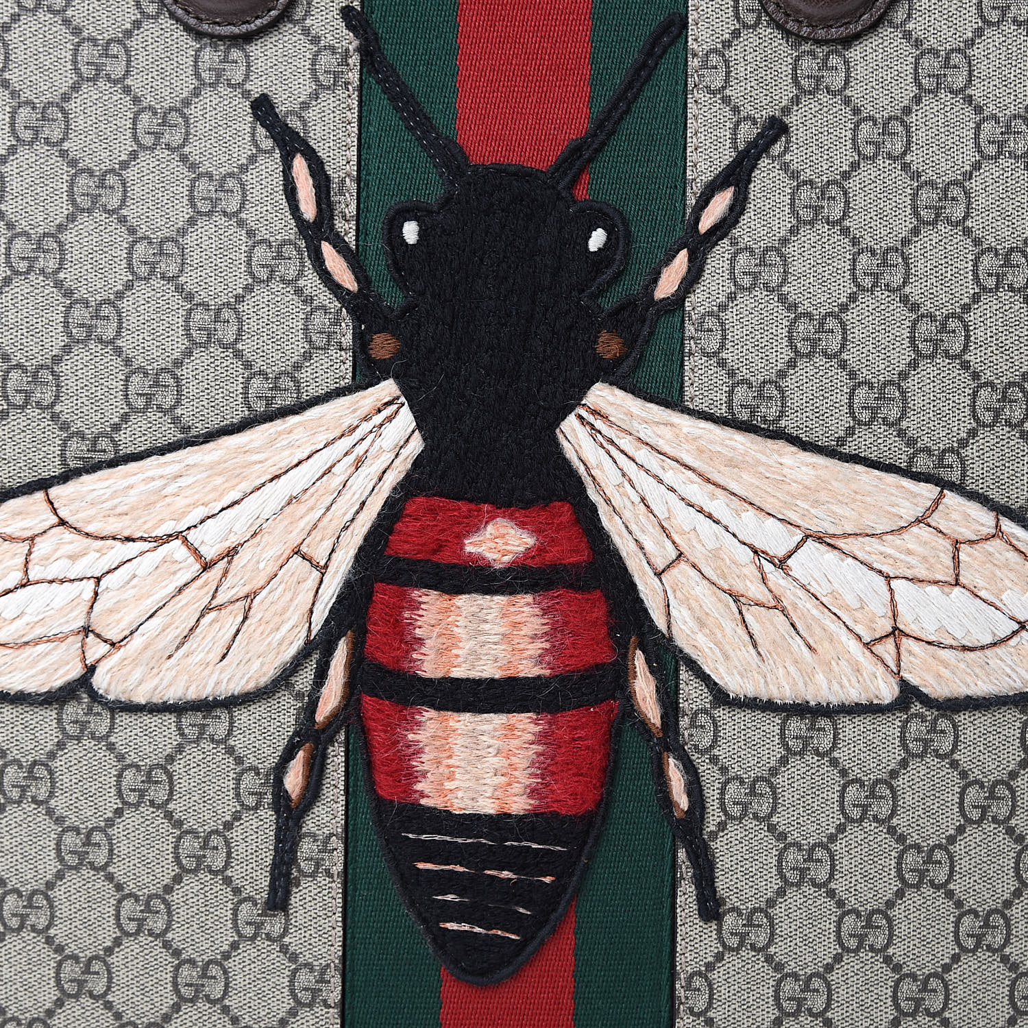 gucci bee bag brown