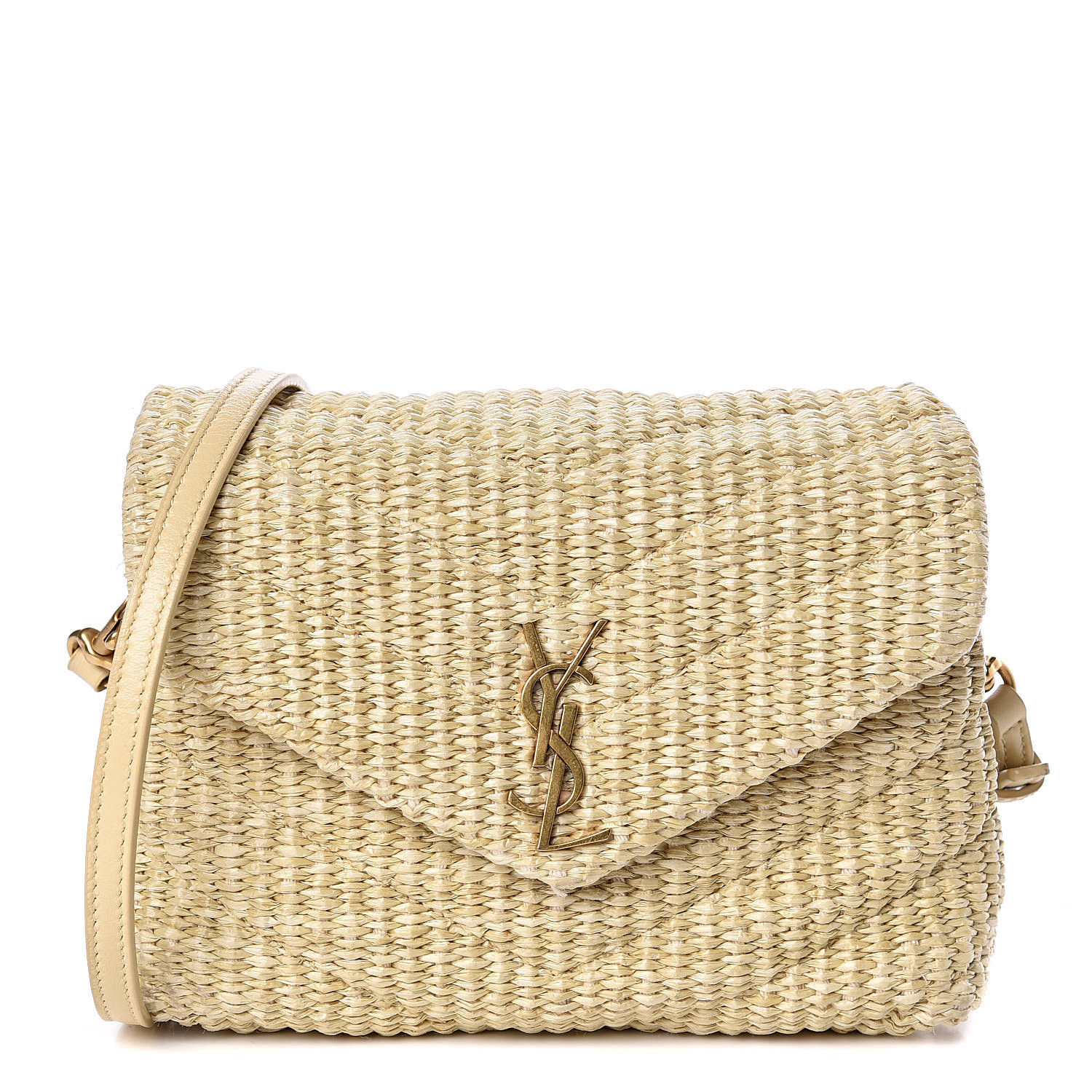 saint laurent raffia bag