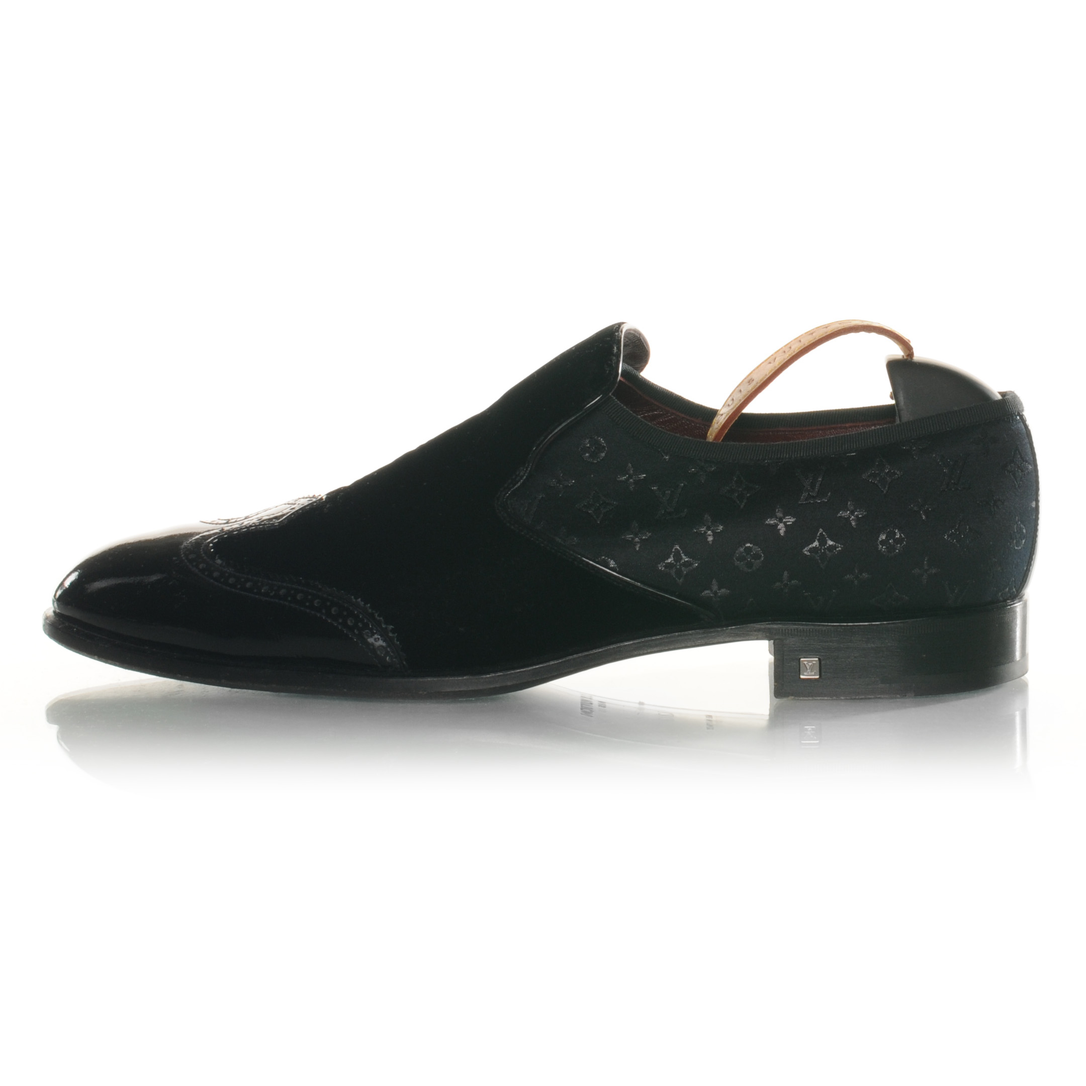 louis vuitton mens black dress shoes