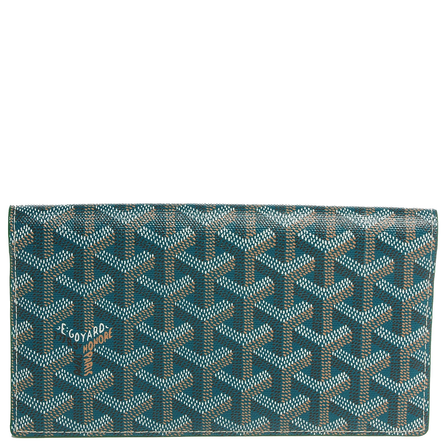 goyard green wallet