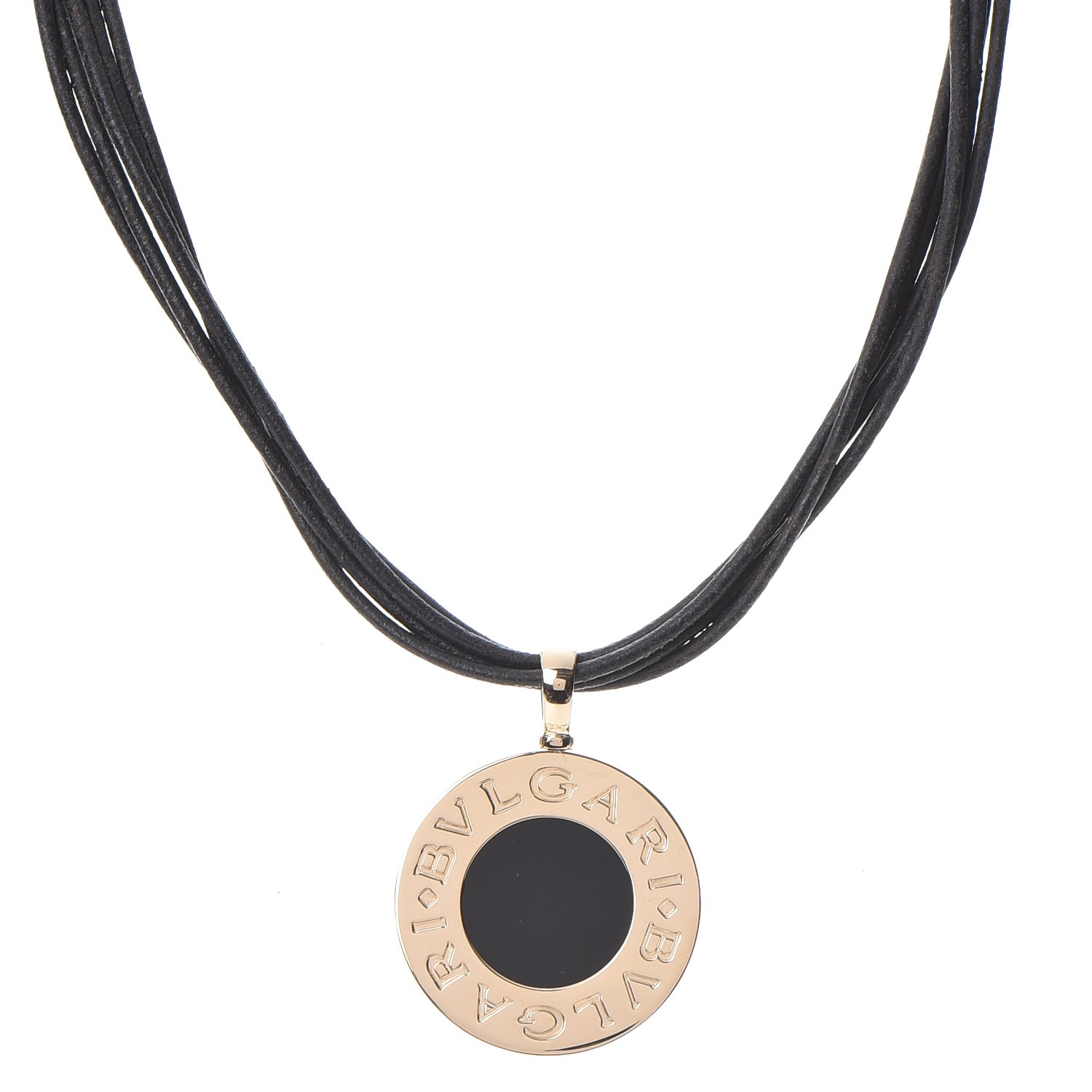 bvlgari stainless steel necklace