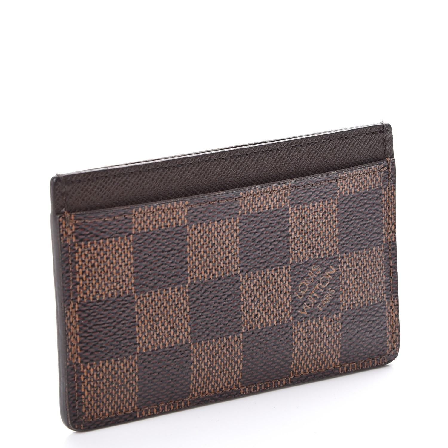 LOUIS VUITTON Damier Ebene Card Holder 250364