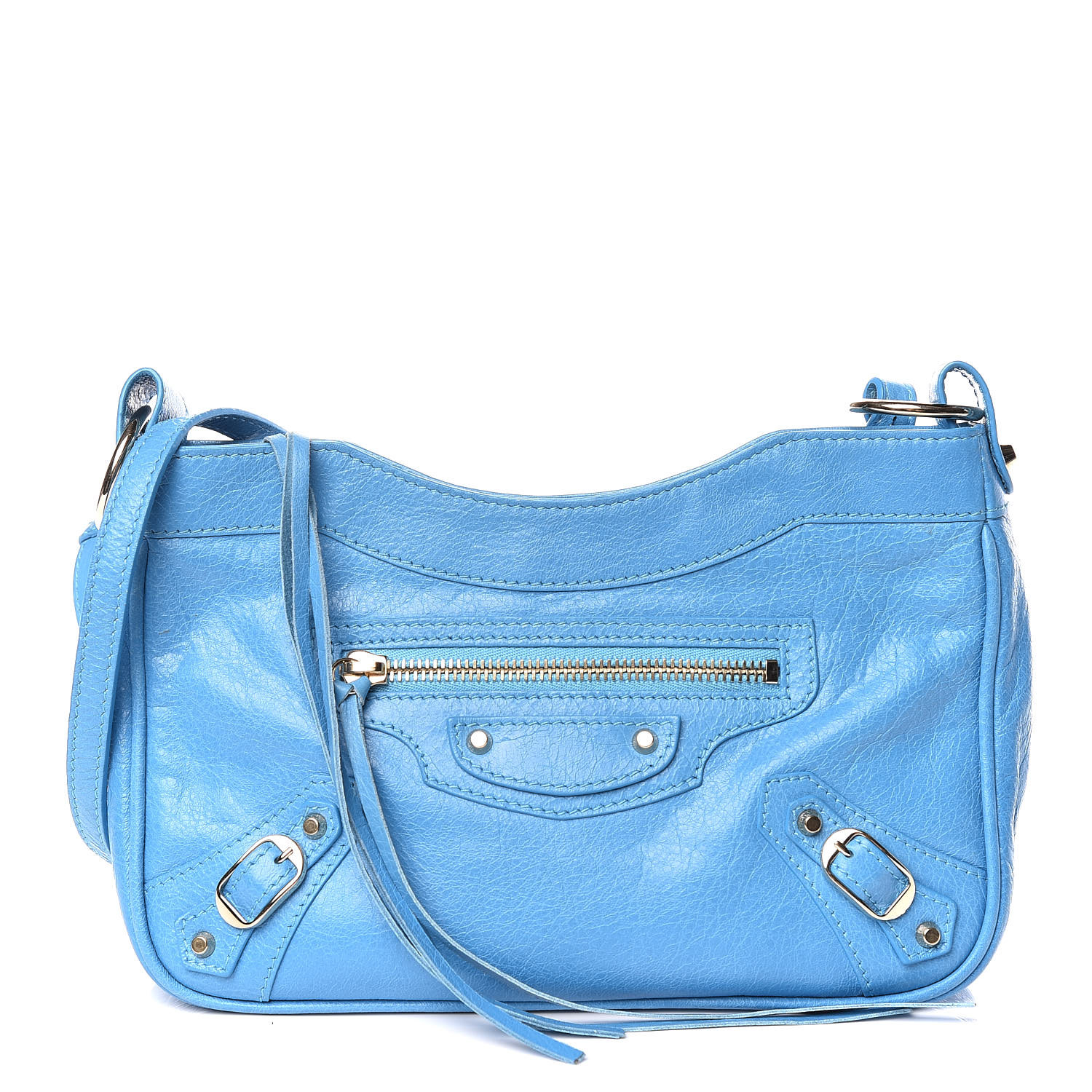 balenciaga classic hip leather shoulder bag