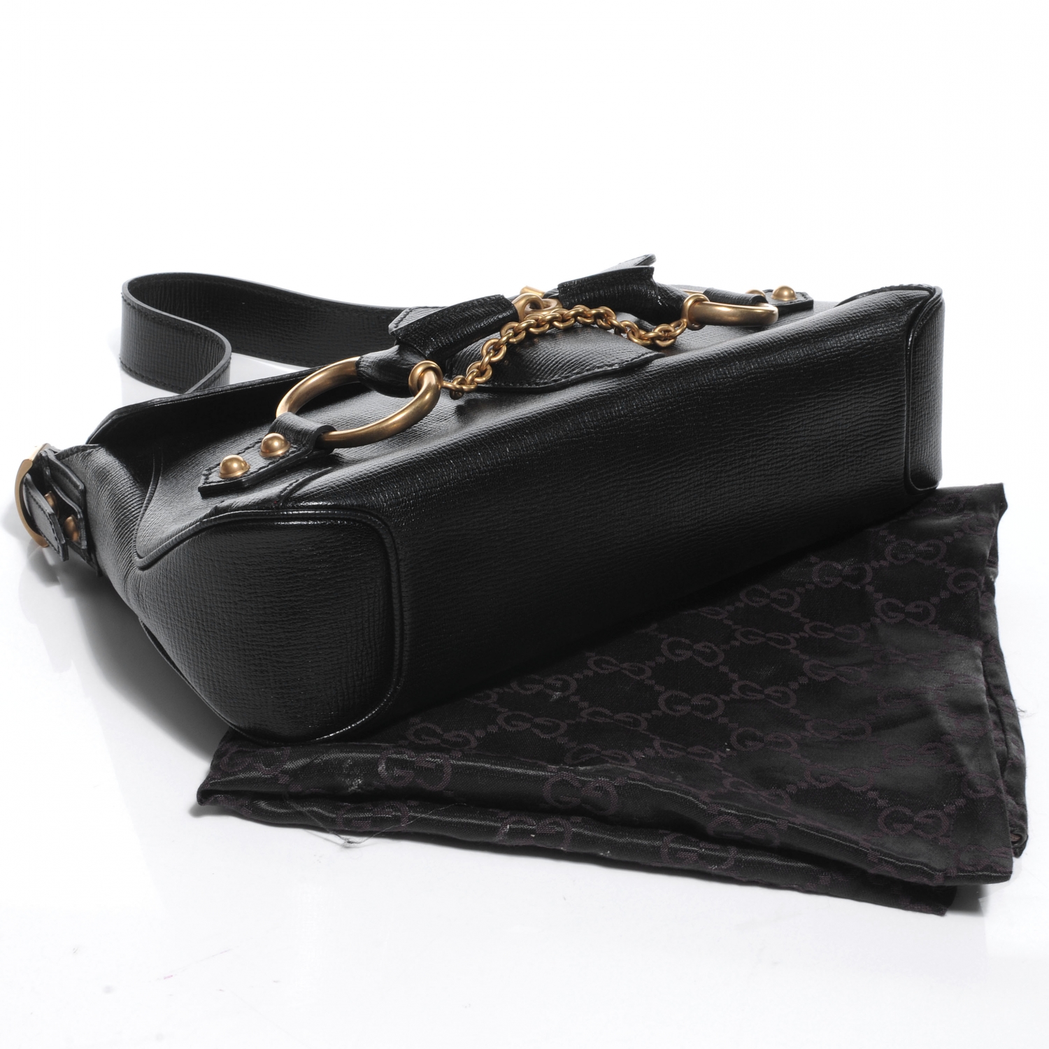gucci horsebit bag leather