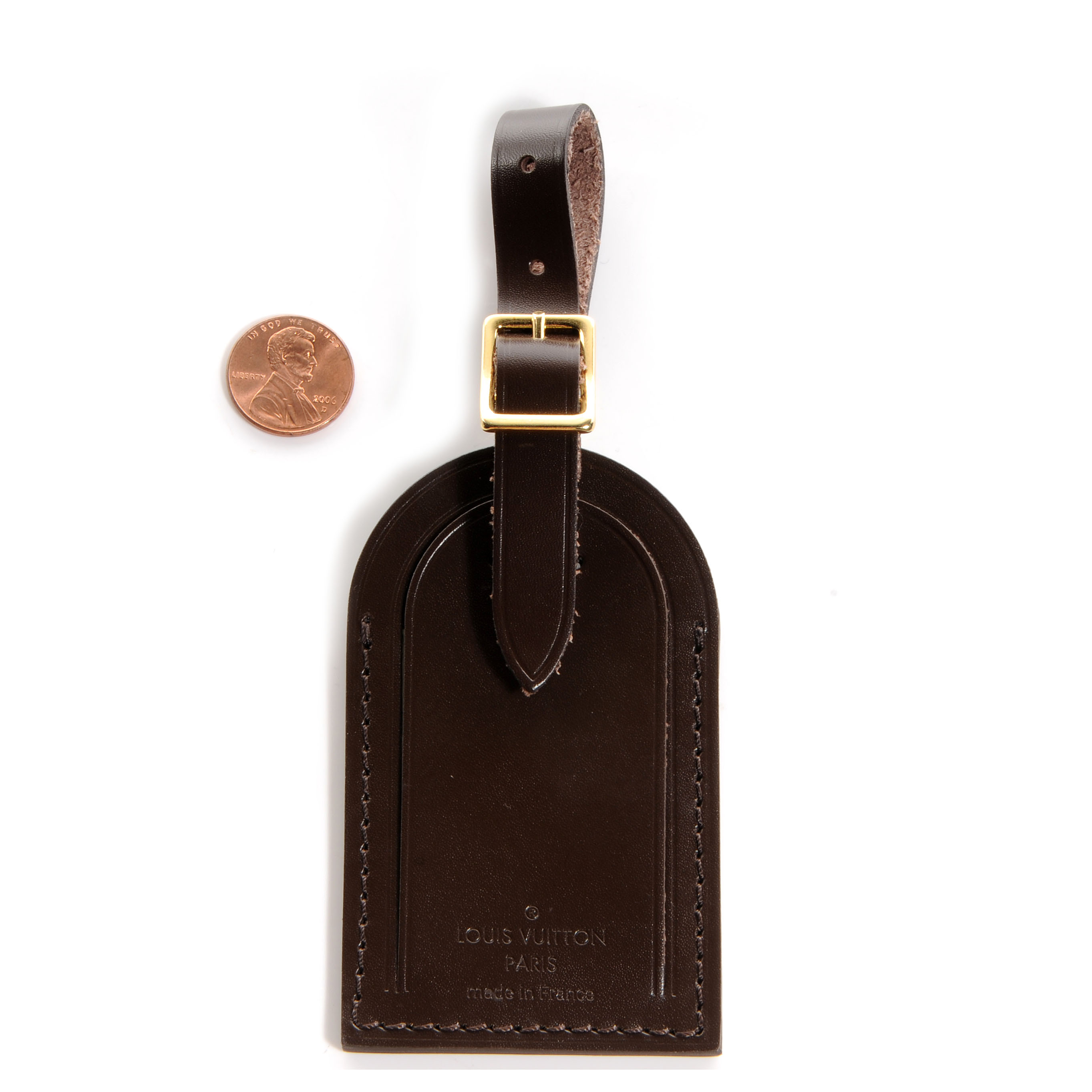 LOUIS VUITTON Ebene Luggage Tag 65862