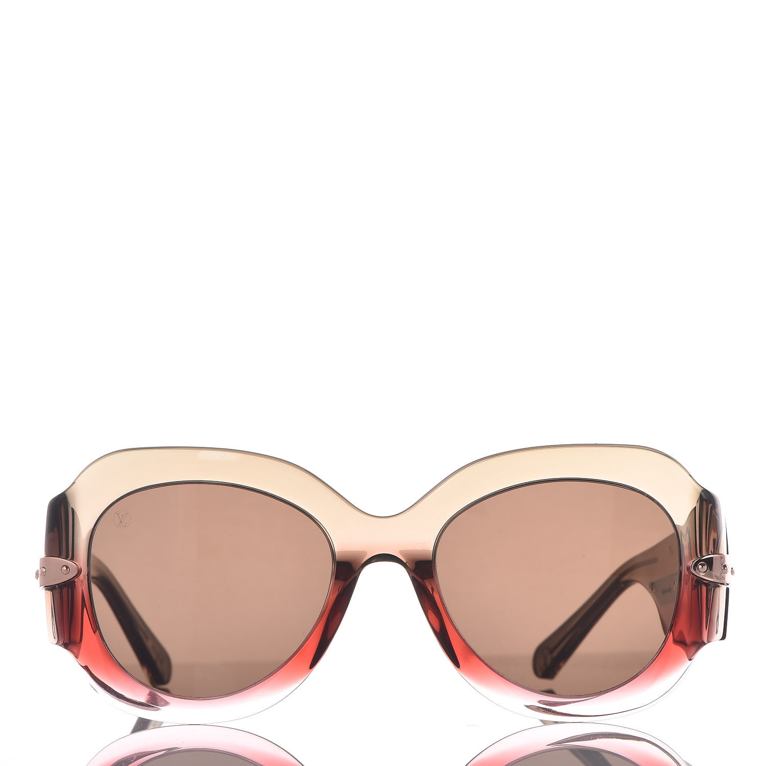 LOUIS VUITTON Acetate Paris Texas Sunglasses Z1134E Pink 363750