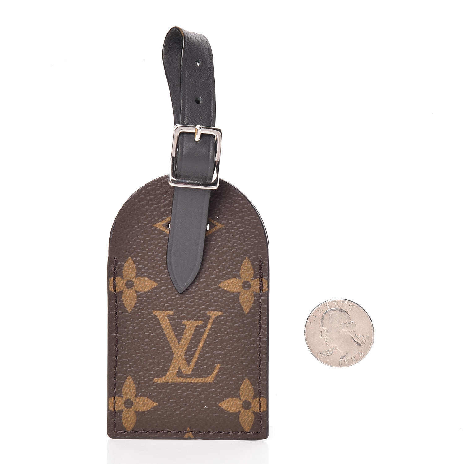 LOUIS VUITTON Monogram Iconoclasts Luggage Tag Black 441474