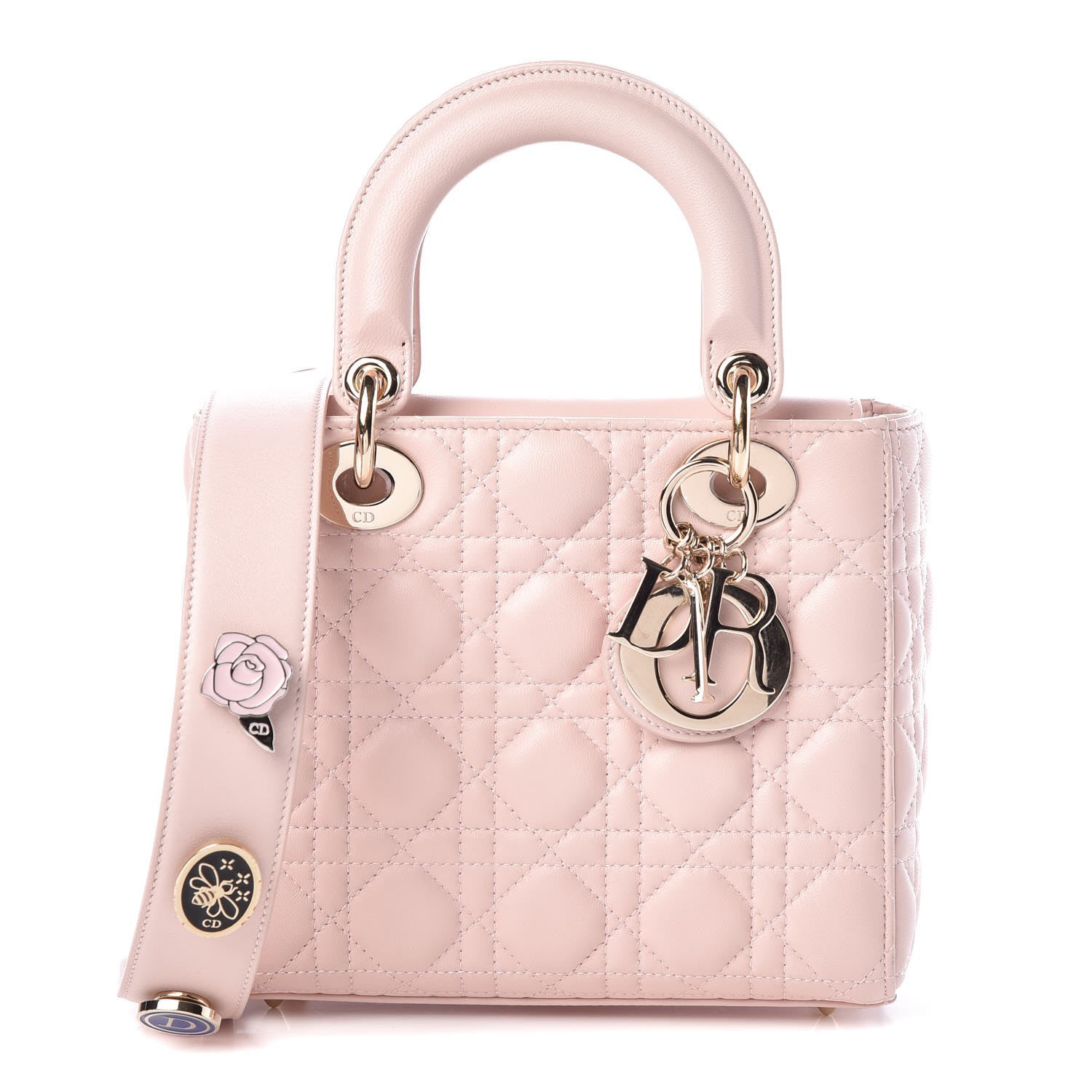 CHRISTIAN DIOR Lambskin Cannage Mini 