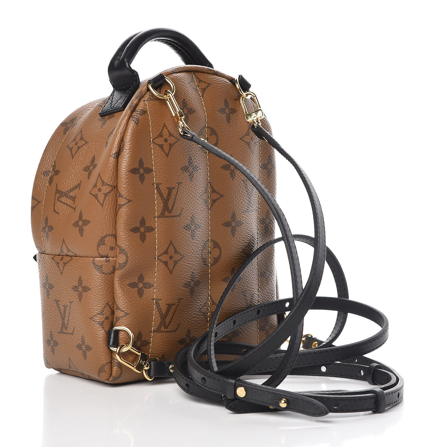 LOUIS VUITTON Monogram Reverse Palm Springs Backpack Mini 376690