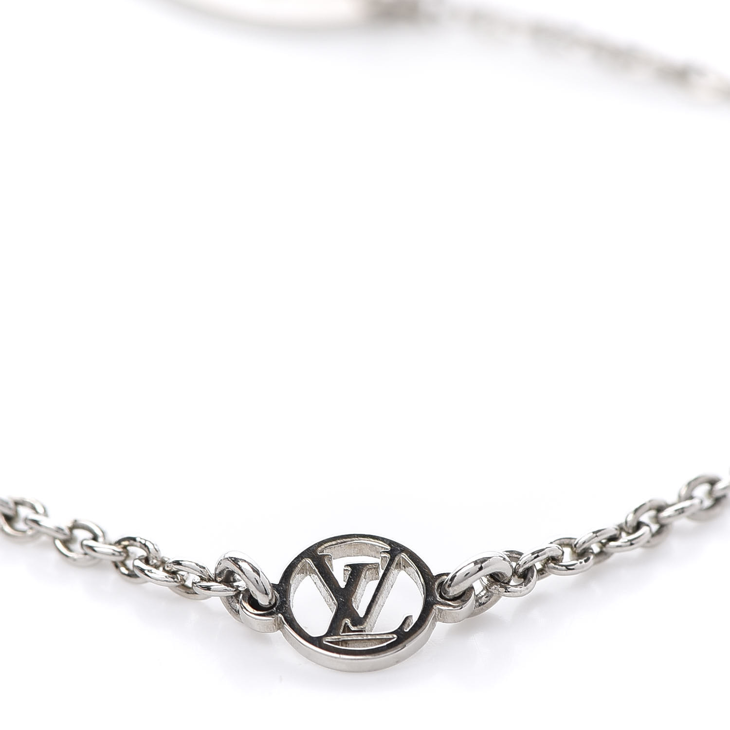 Louis Vuitton Essential V Supple Bracelet Silver Metal