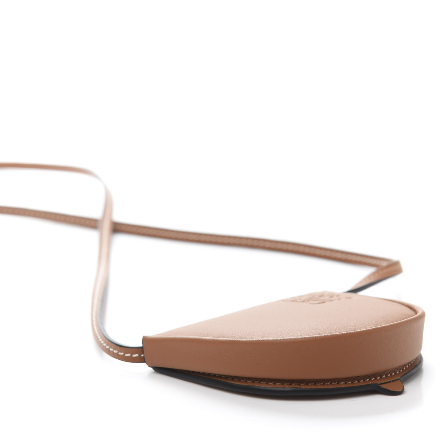 small heel pouch in soft calfskin