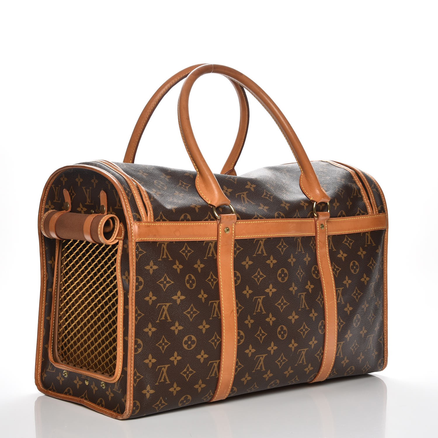 LOUIS VUITTON Monogram Sac Chien 50 Dog Pet Carrier 220481