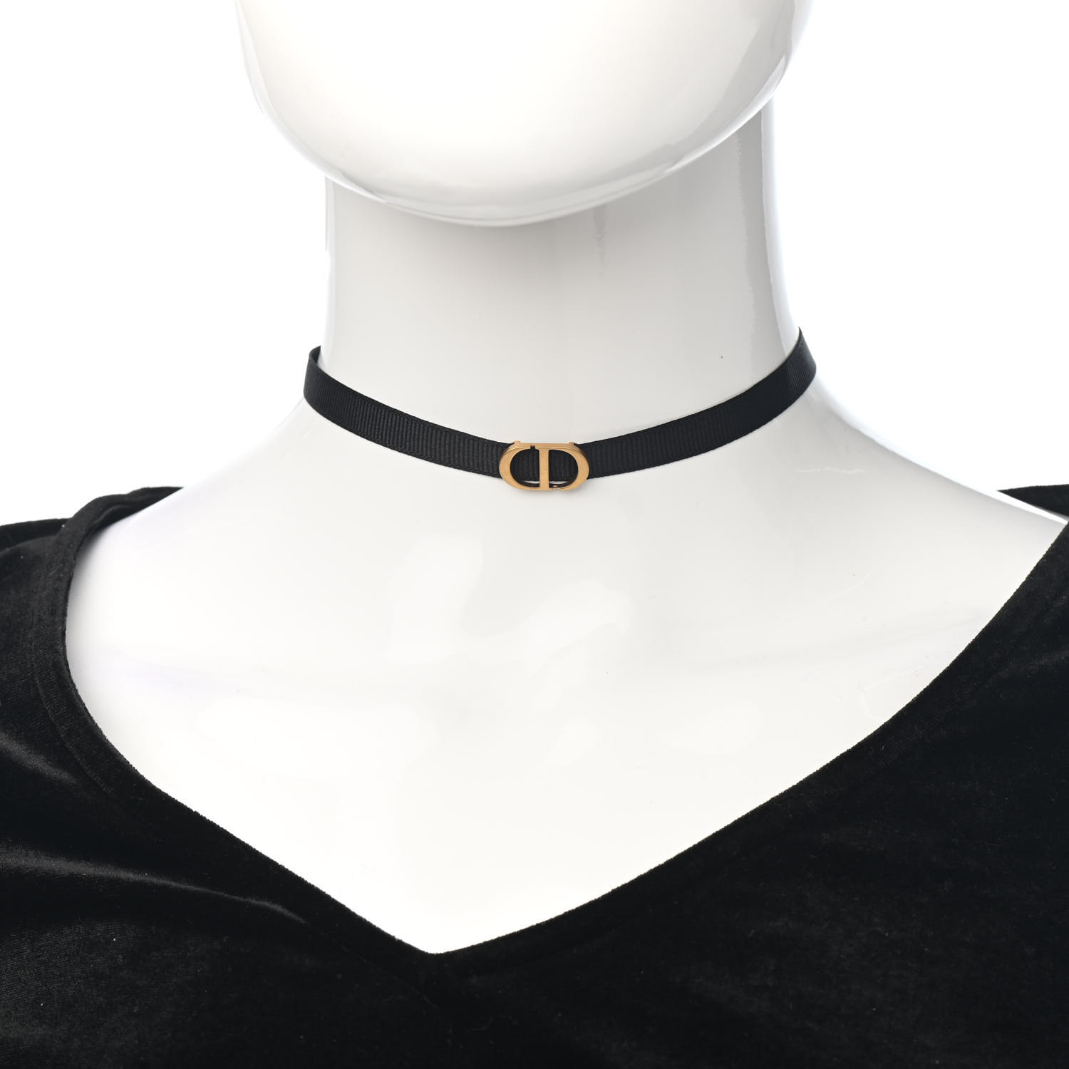dior black choker
