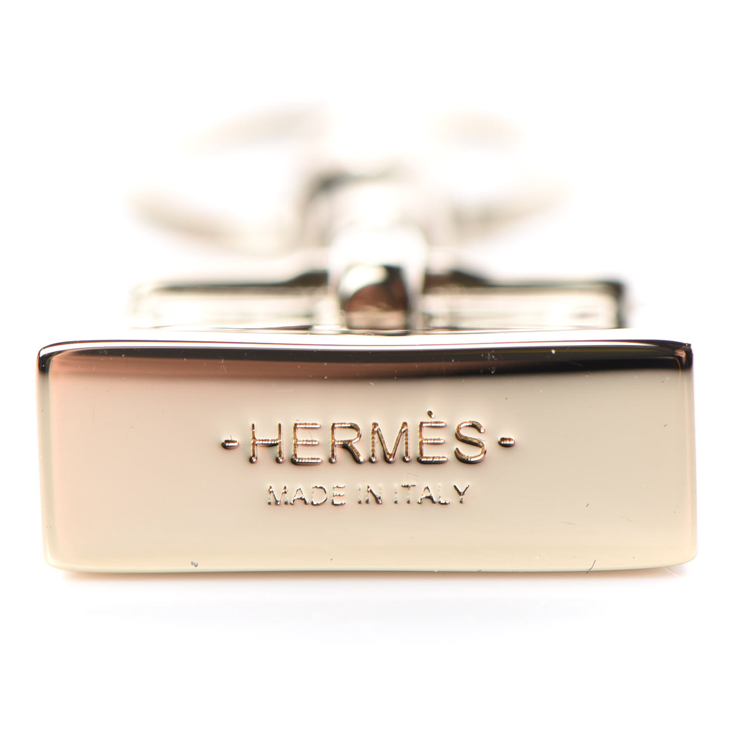 HERMES Permabrass Mini Kelly Twilly Ring 688911 | FASHIONPHILE