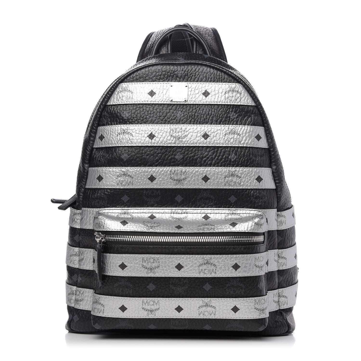 mcm backpack silver