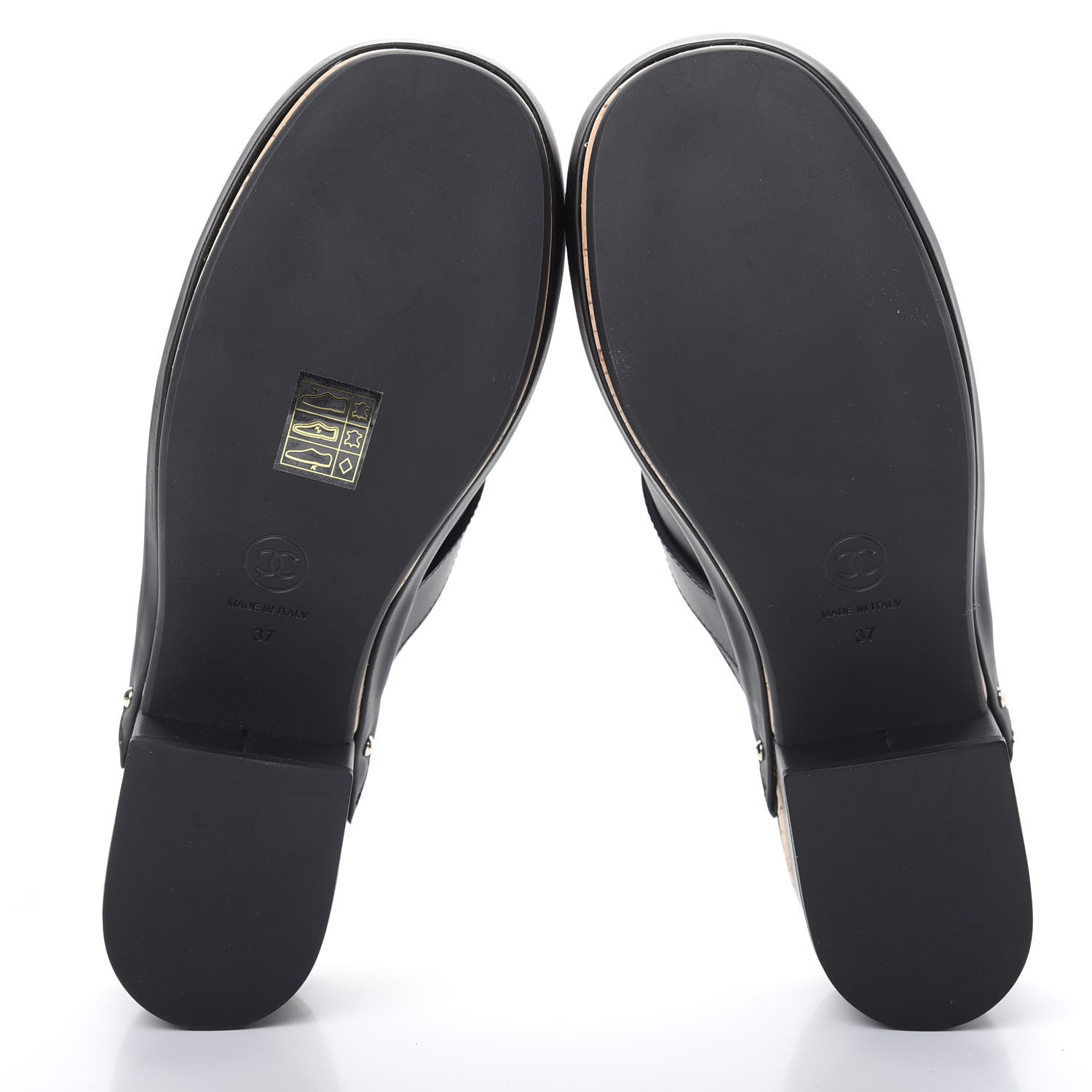 chanel turn lock loafer