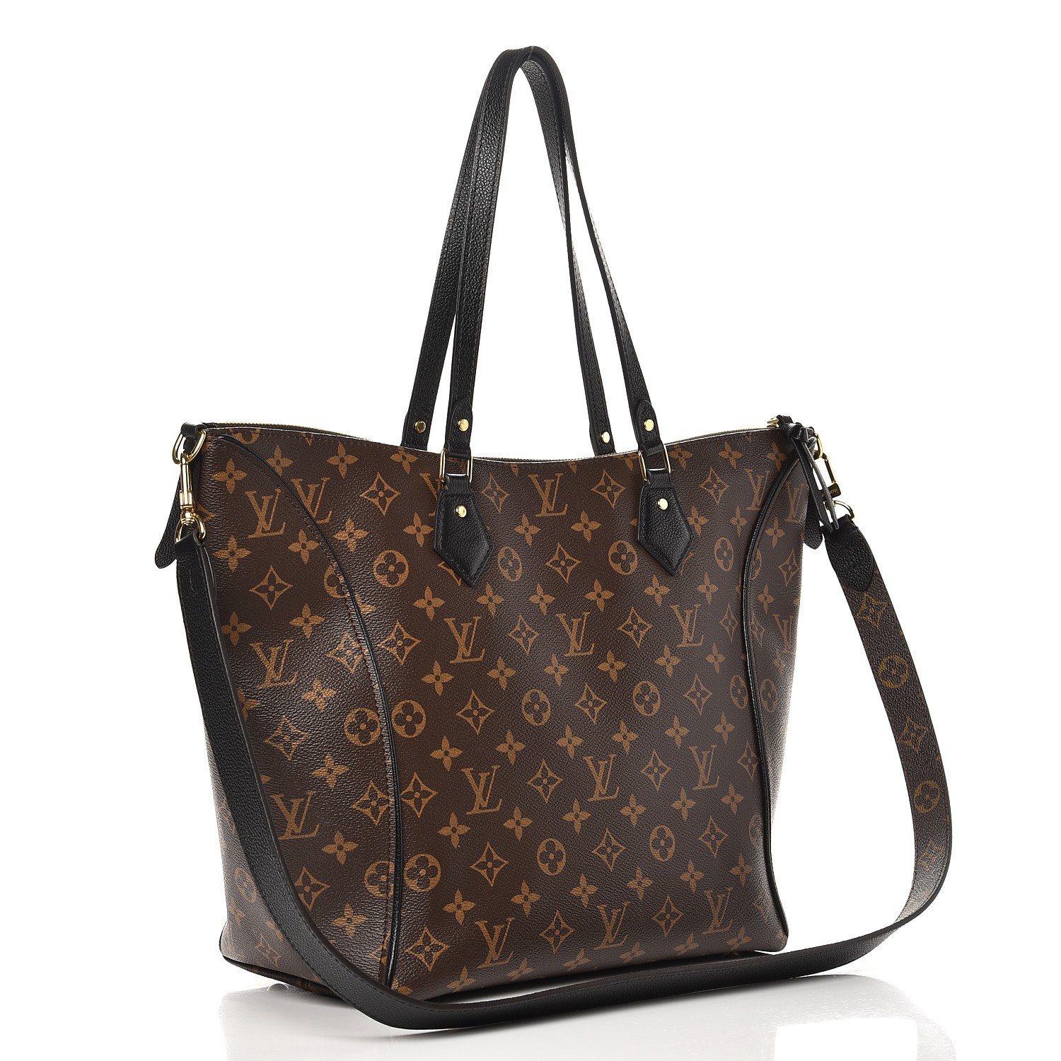 louis vuitton tournelle mm ebay LOUIS VUITTON Monogram Tournelle MM Black 246288