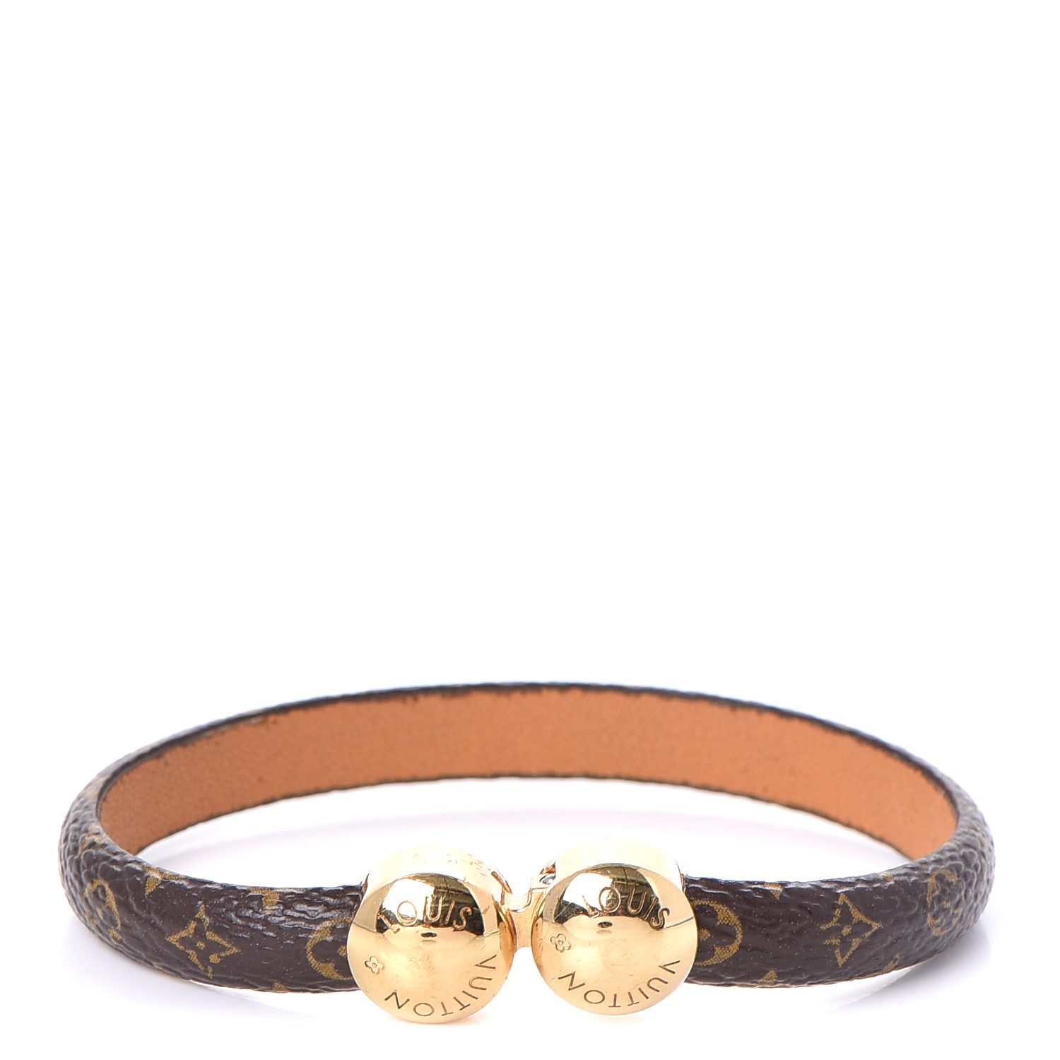 LOUIS VUITTON Monogram Mini Historic Bracelet 19 246847