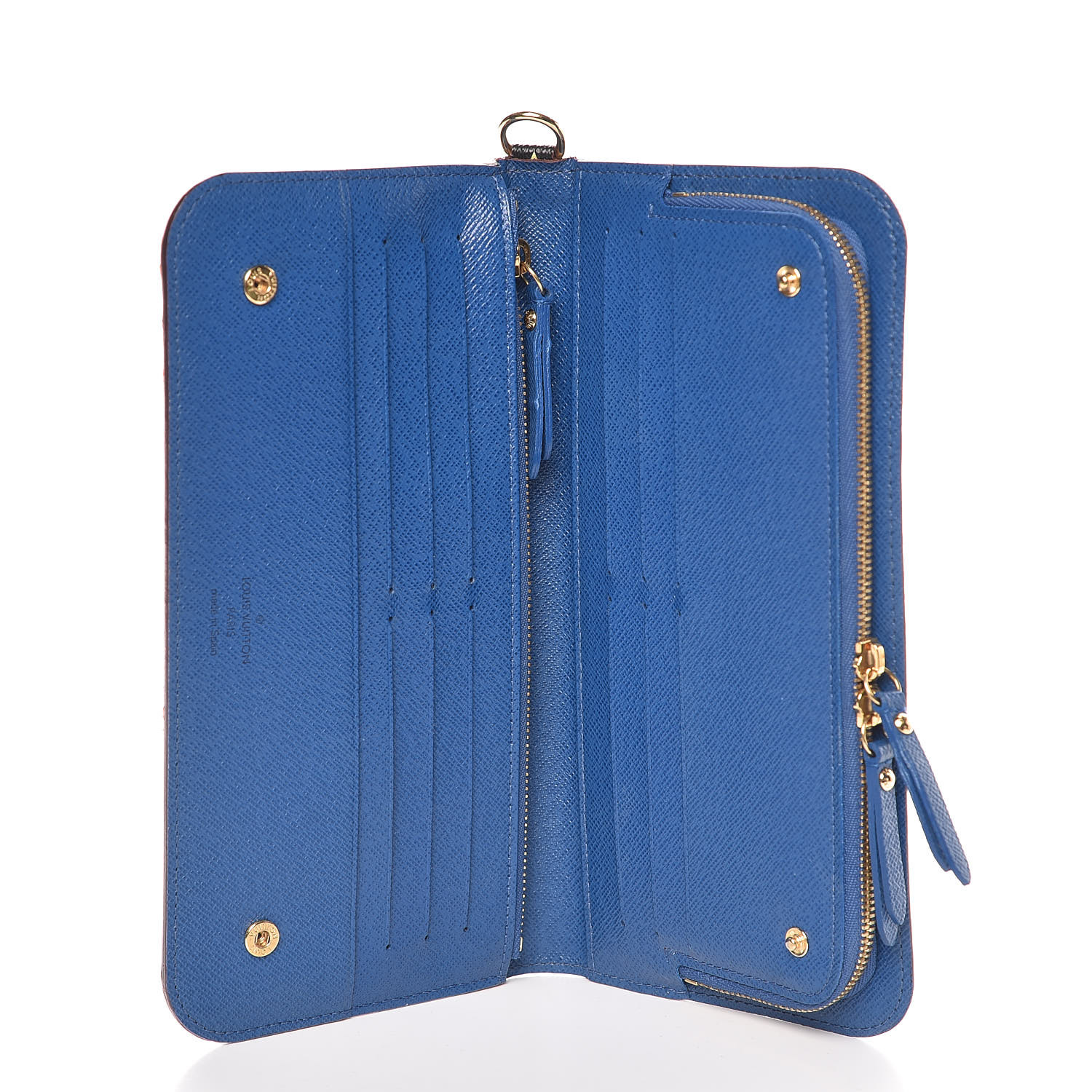 LOUIS VUITTON Multicolor Insolite Wallet Black Bluette 385083