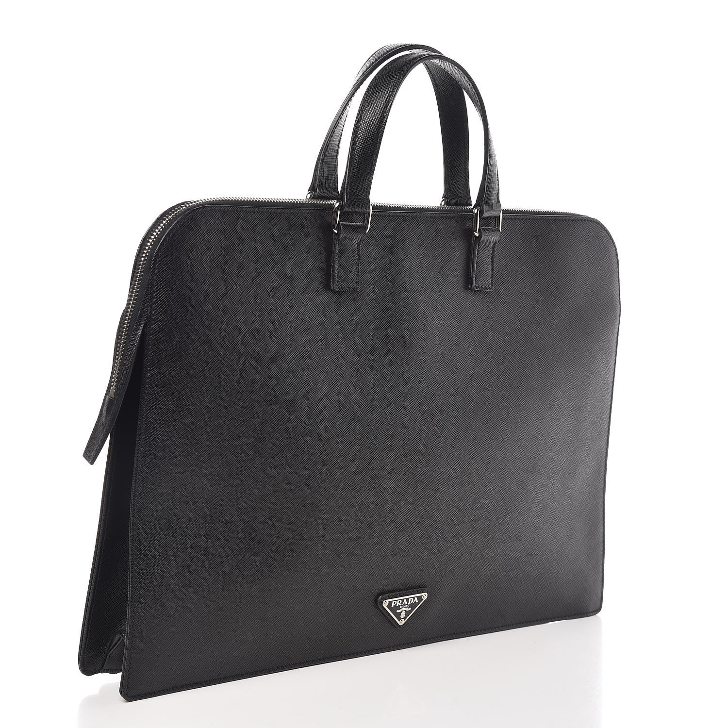 prada saffiano travel briefcase