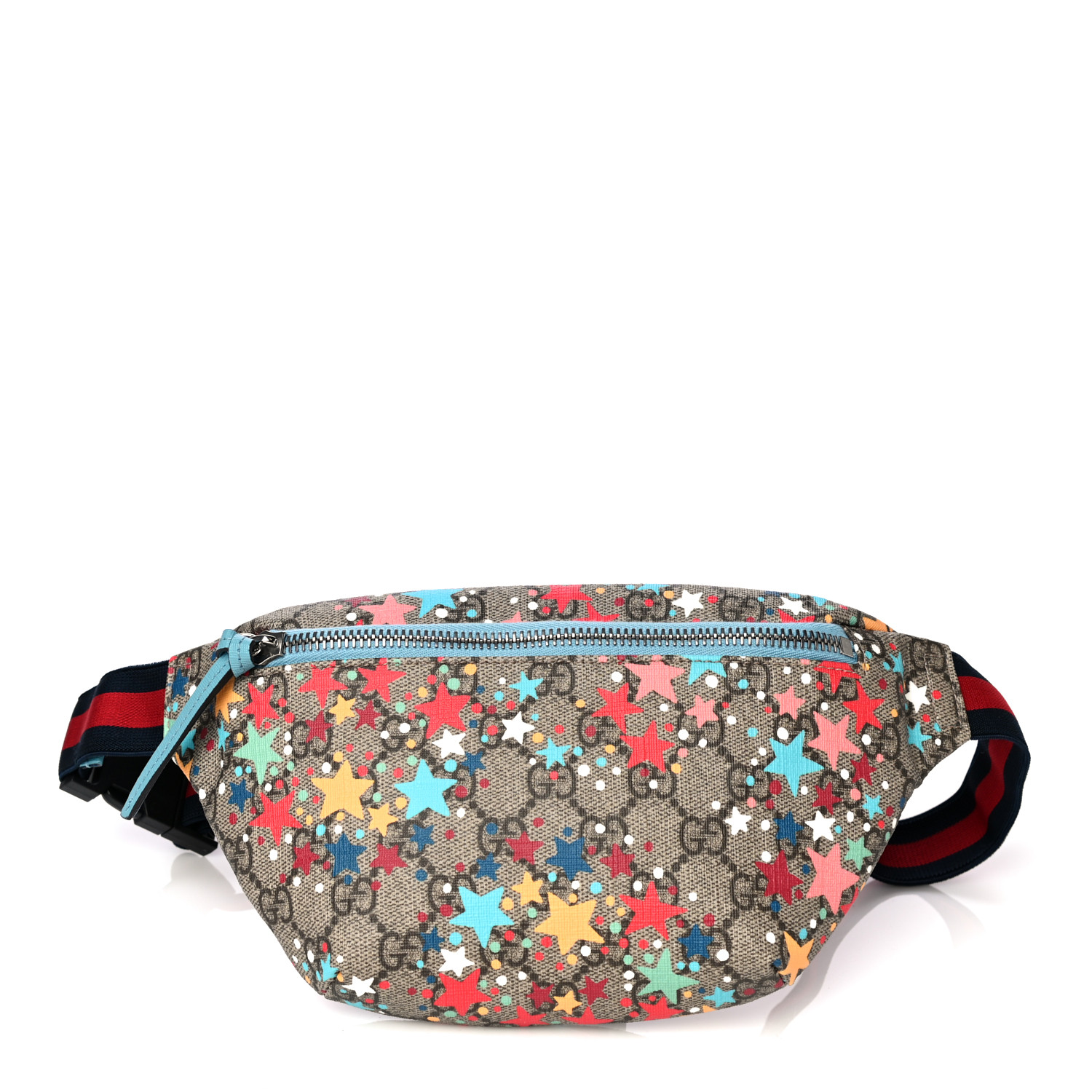 gucci kids gg star print belt bolsa