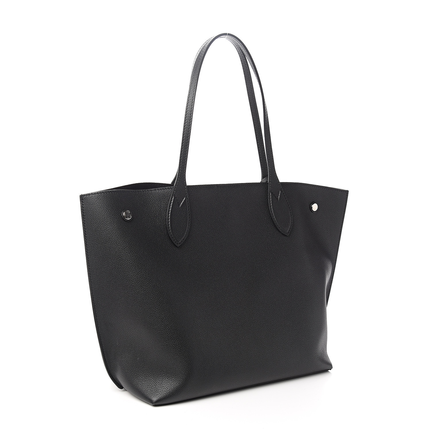 LOUIS VUITTON Calfskin Lockme Go Tote Black 542611