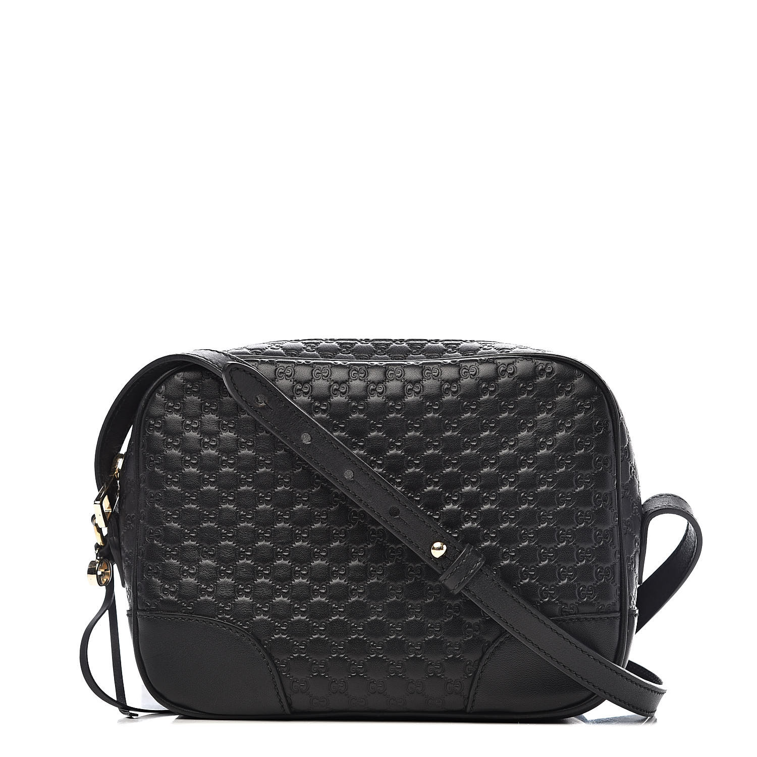 gucci microguccissima mini bree messenger bag black