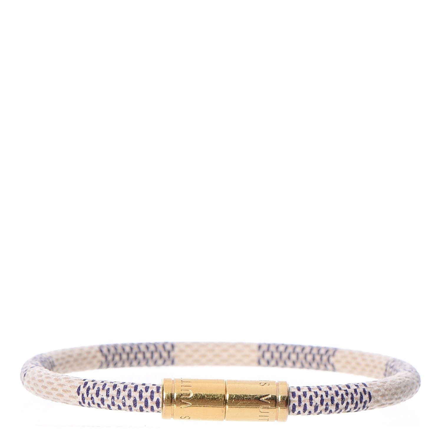 LOUIS VUITTON Damier Azur Keep It Bracelet 17 268084