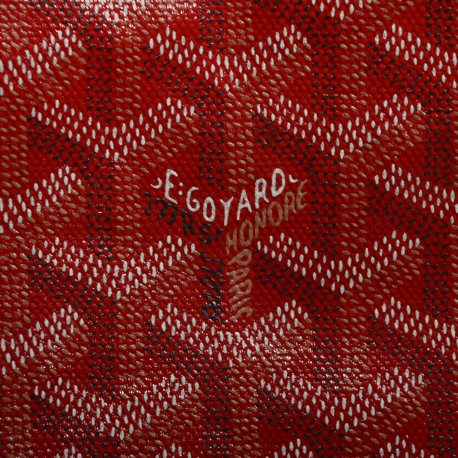 red goyard print