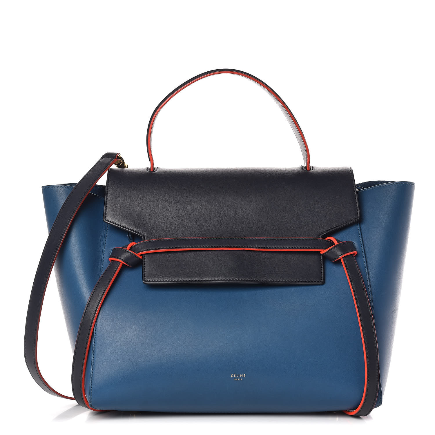 celine belt bag navy blue
