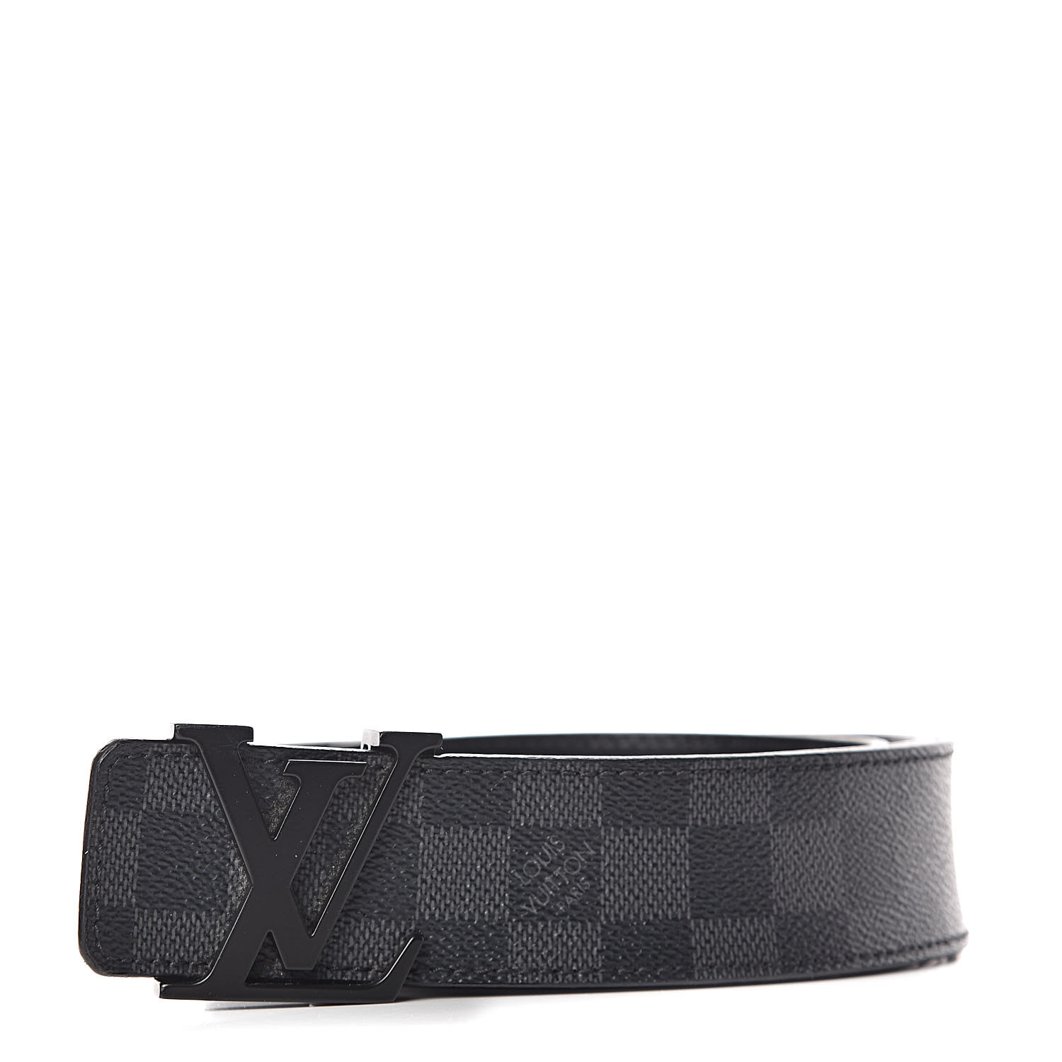 VUITTON Damier Graphite LV Initiales 105 42 468485 | FASHIONPHILE