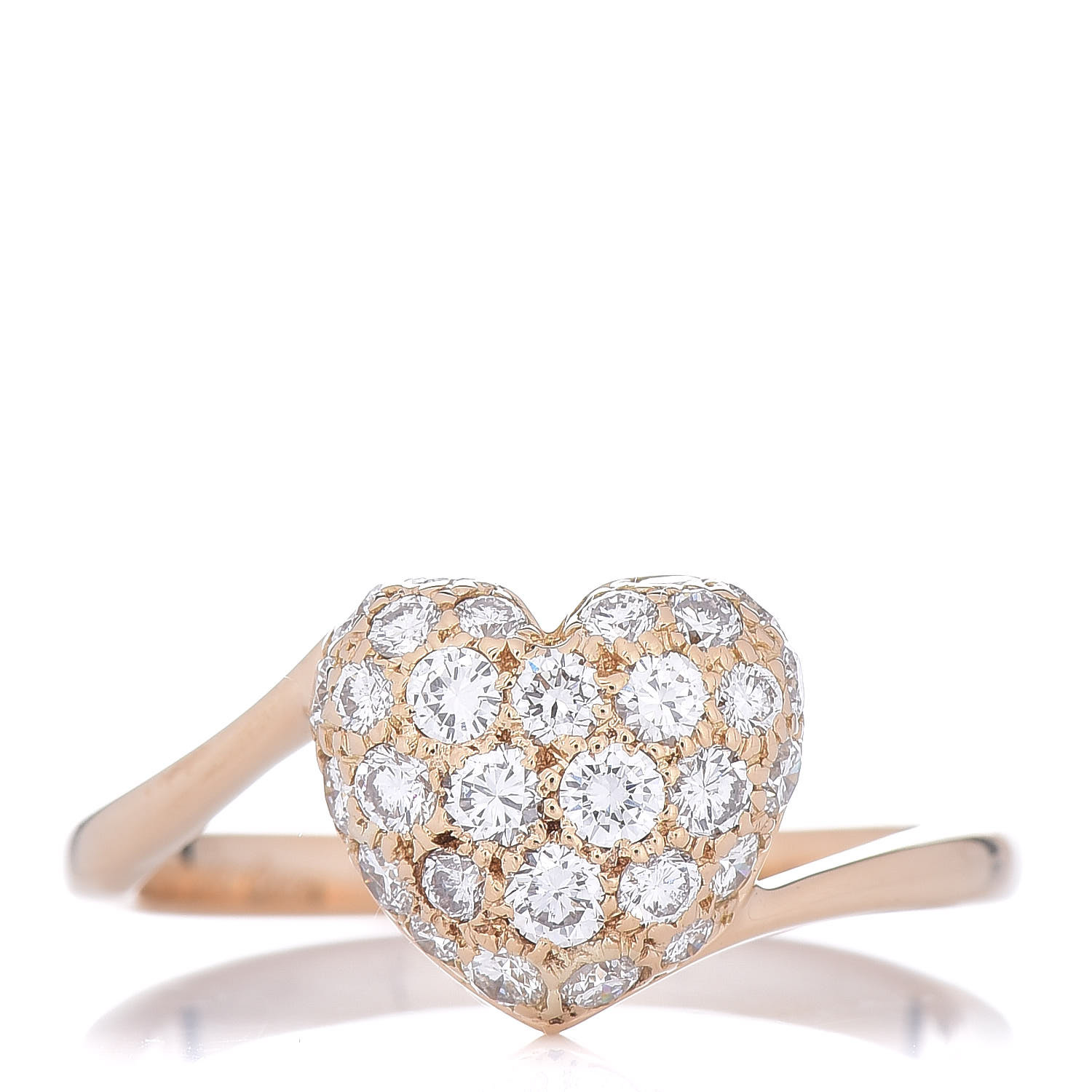 cartier heart diamond ring