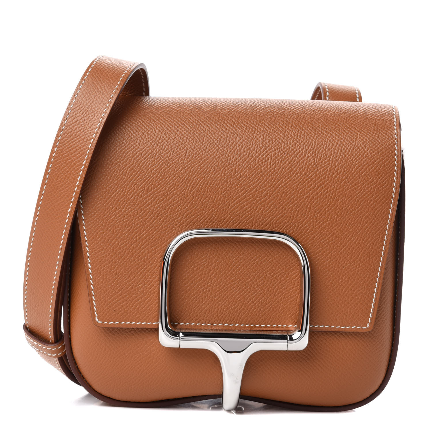 HERMES Epsom Mini Della Cavalleria Gold 709480 | FASHIONPHILE