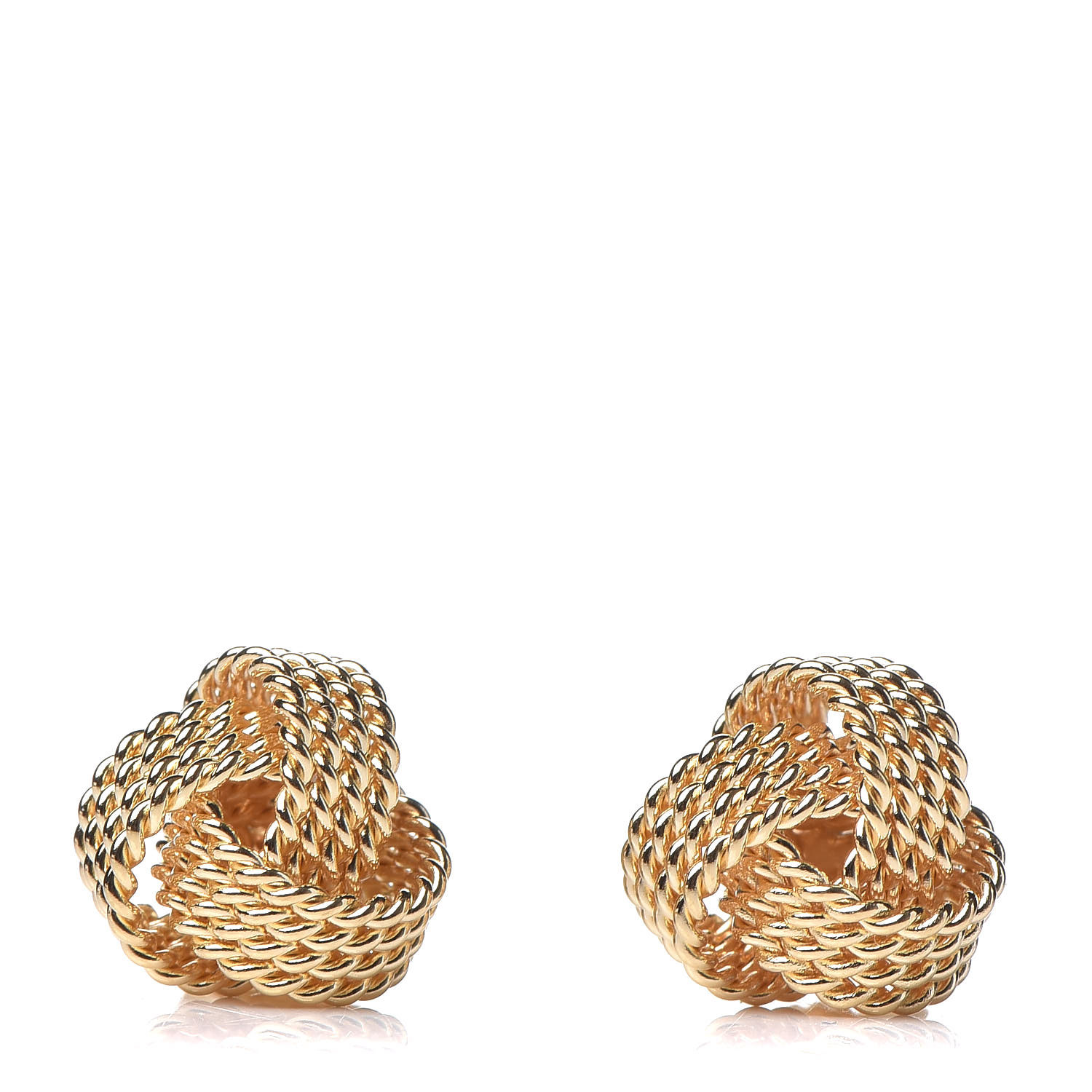 tiffany twist knot earrings gold