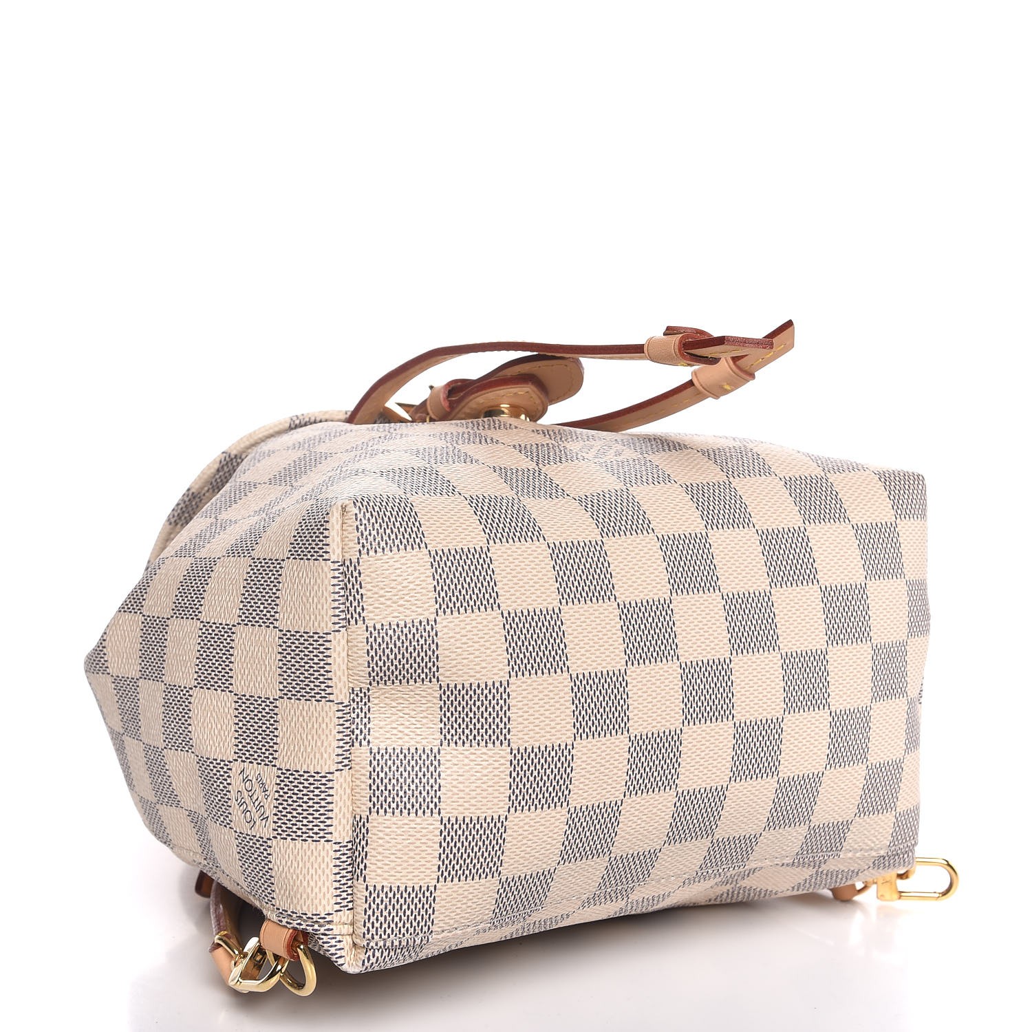 Louis Vuitton LV Women Sperone Backpack in Damier Azur Canvas-Grey