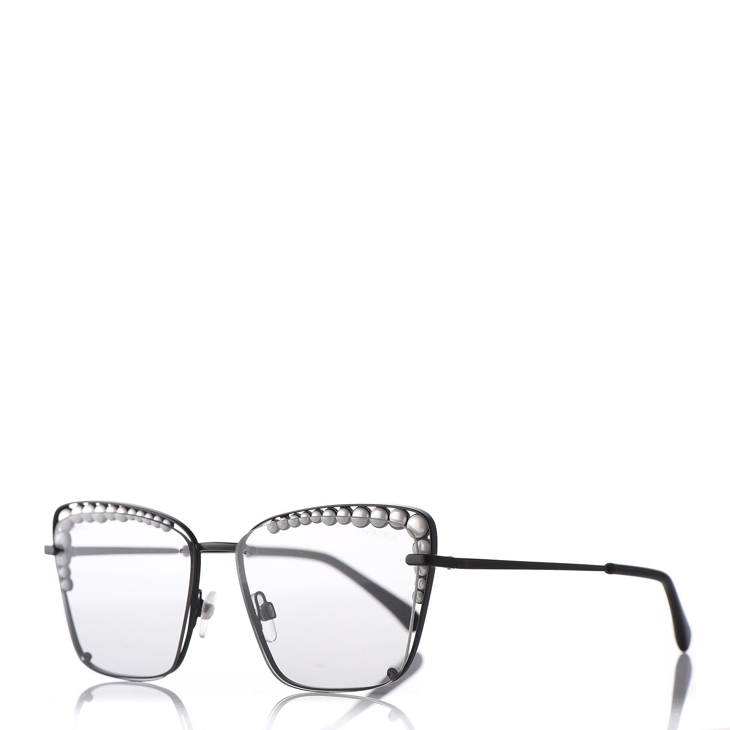 chanel sunglasses with pearls on top