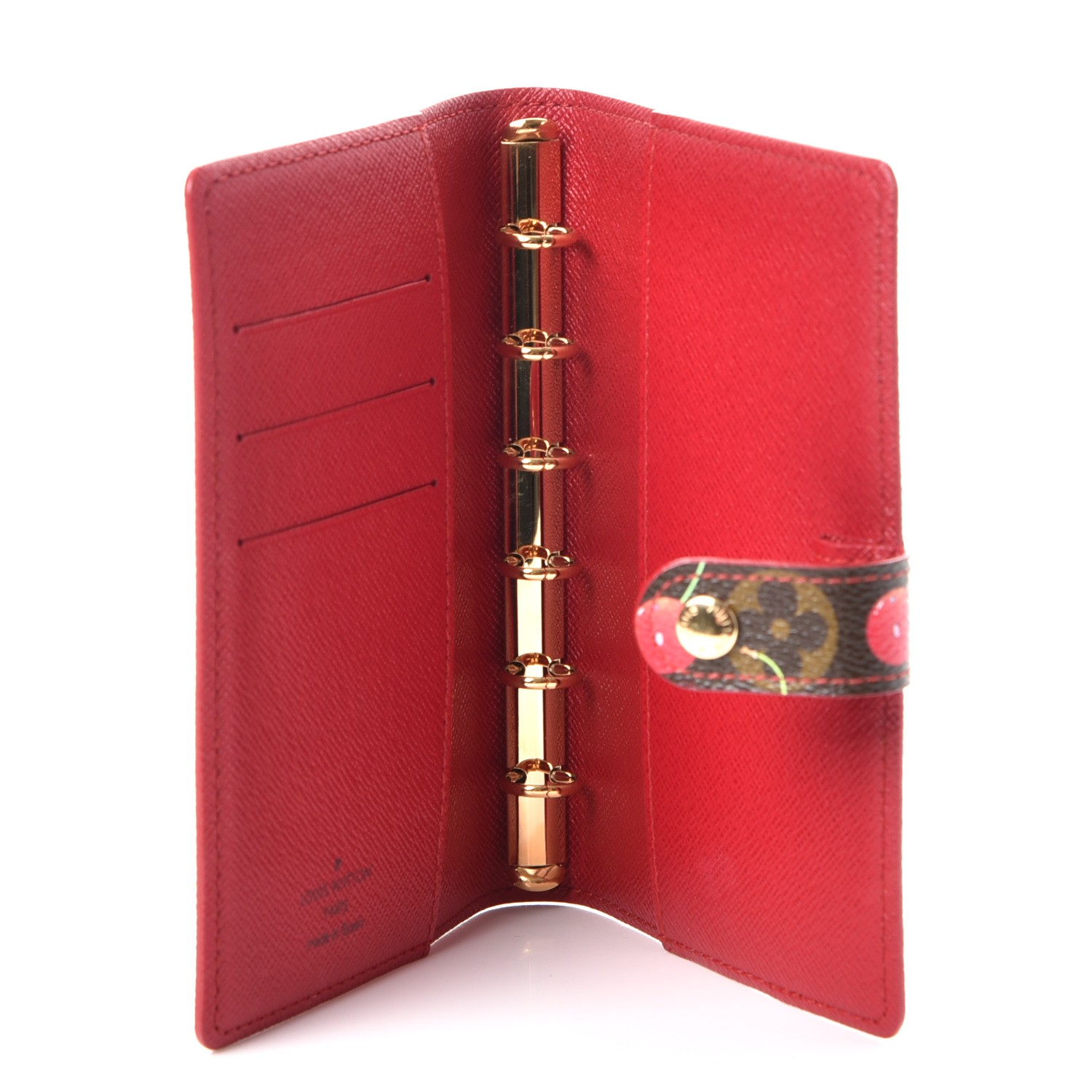 Louis Vuitton MONOGRAM Small Ring Agenda Cover (R20005) by