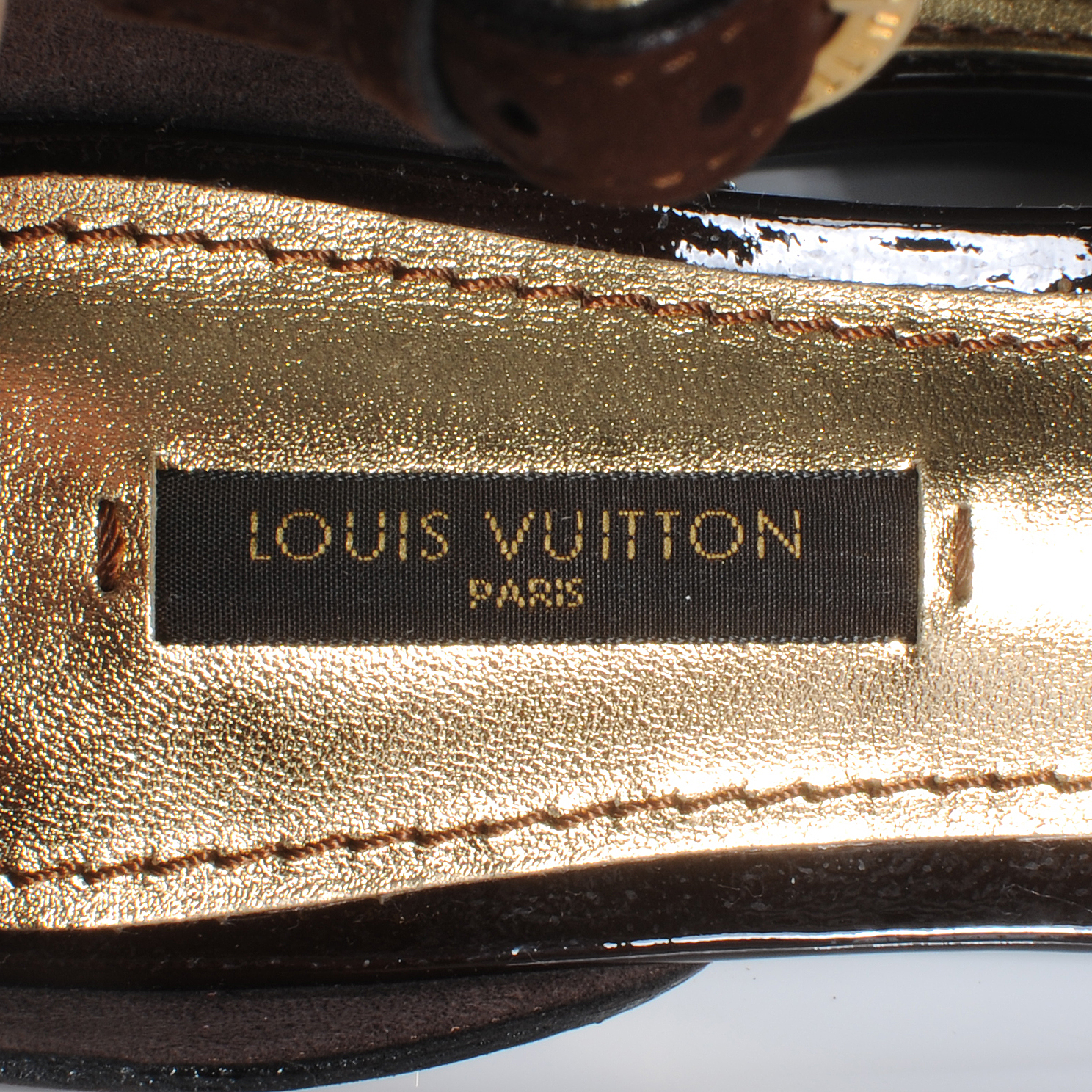 LOUIS VUITTON Follow Me Gladiator Sandals 36.5 40608