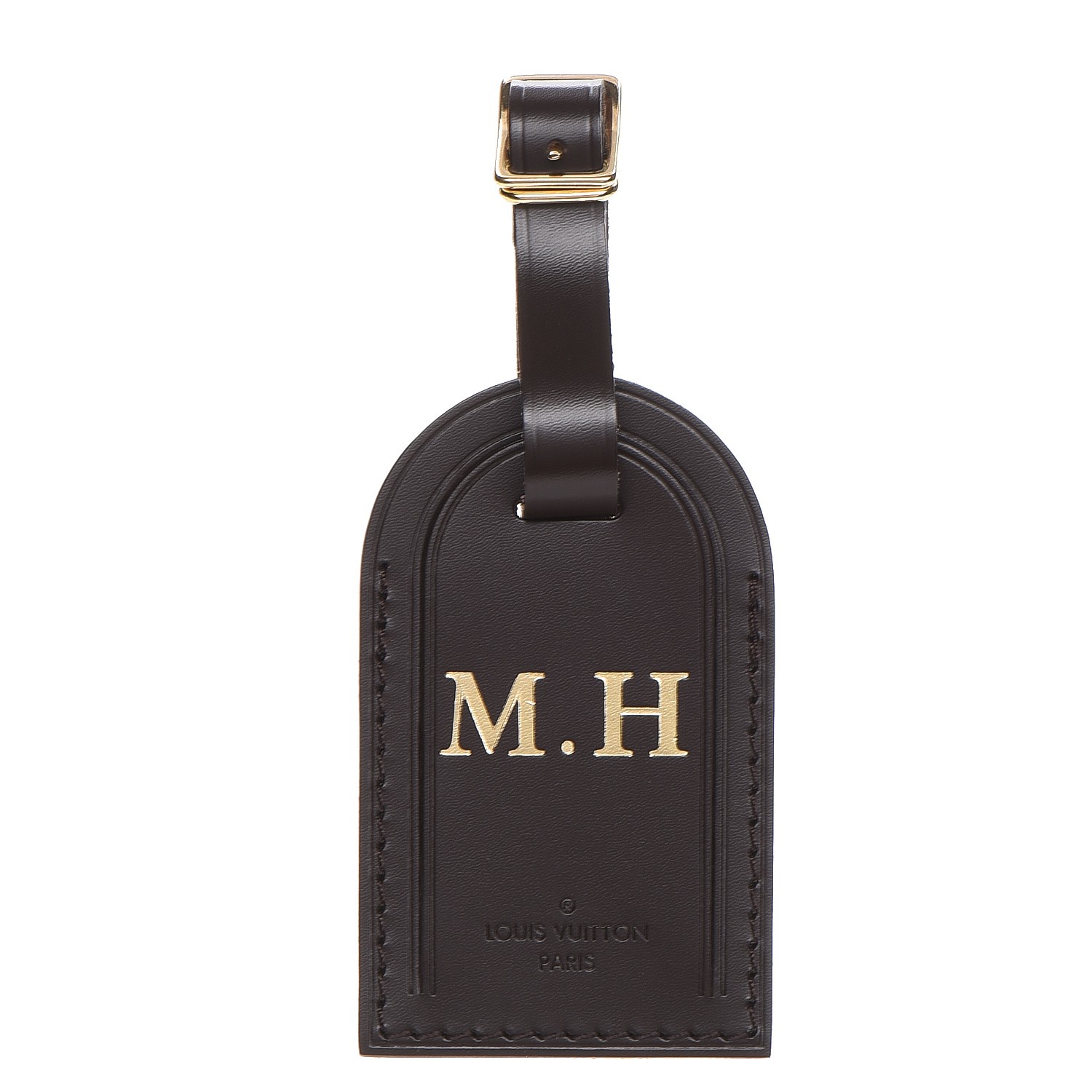 louis vuitton hot stamp luggage tag