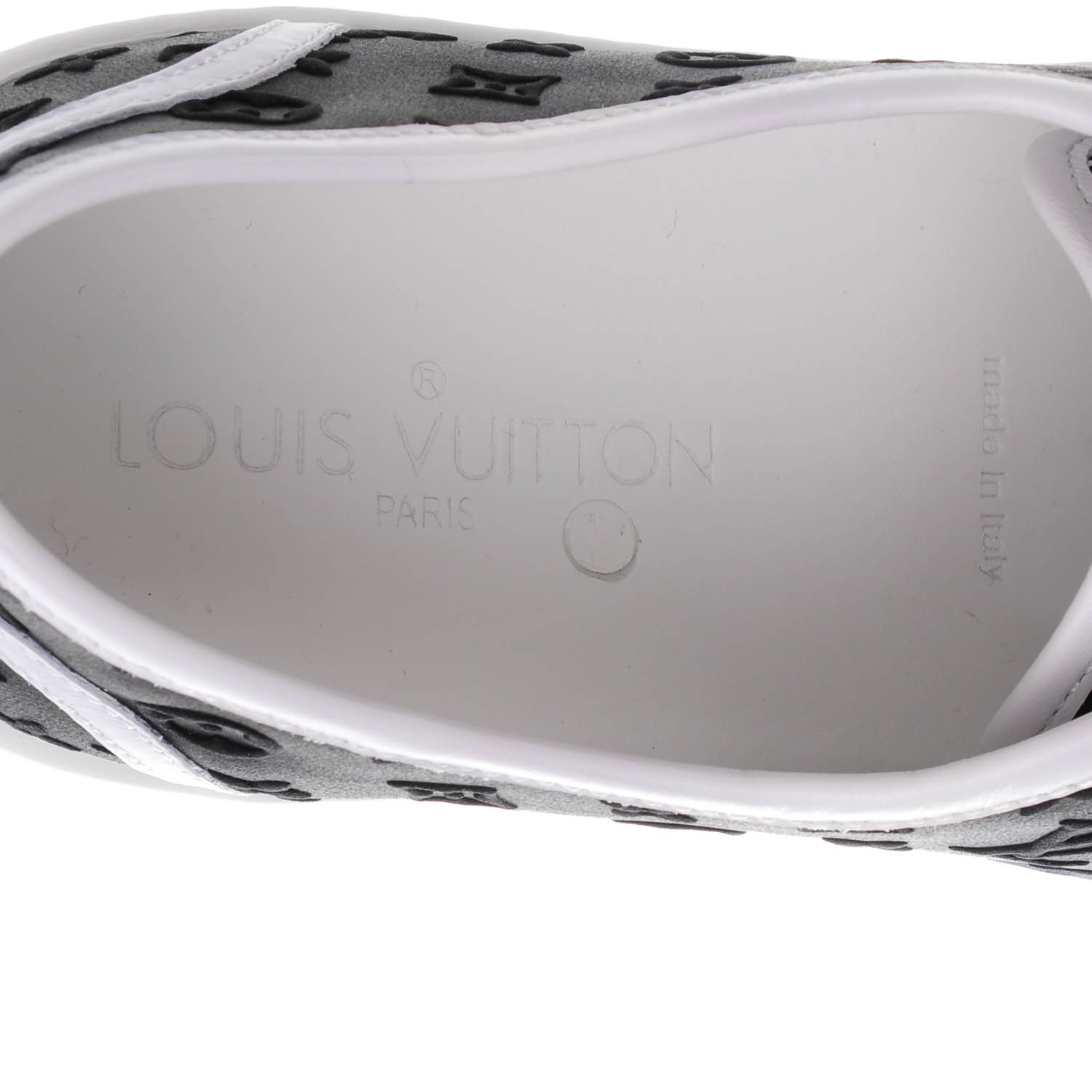 LOUIS VUITTON Monogram Malta Sneakers 41 Black 146996