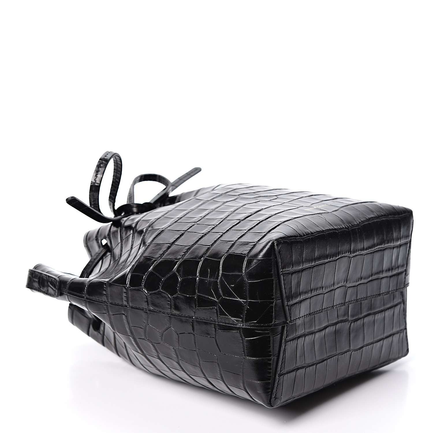 mansur gavriel croc embossed bag